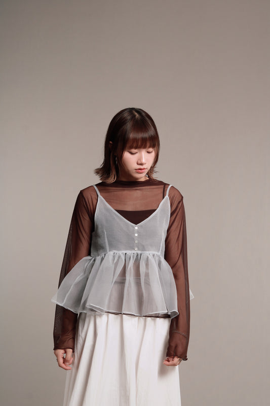 Sopia Sleeveless Top (Sky)