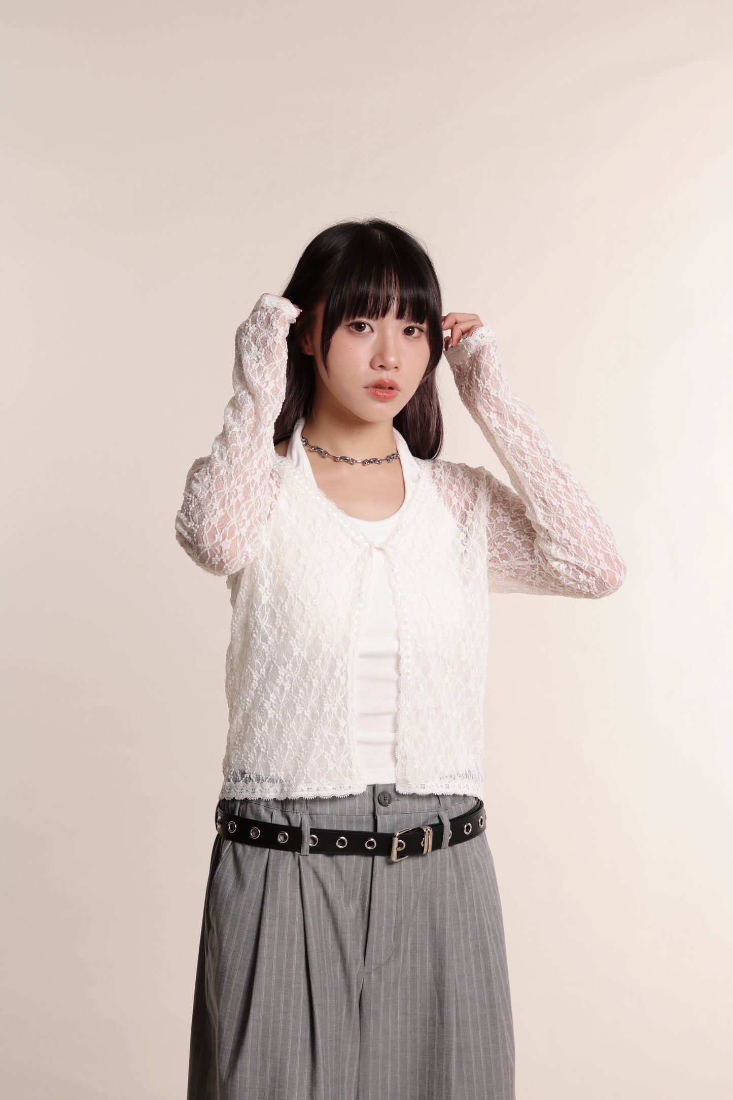 Halter Bra Top (White)