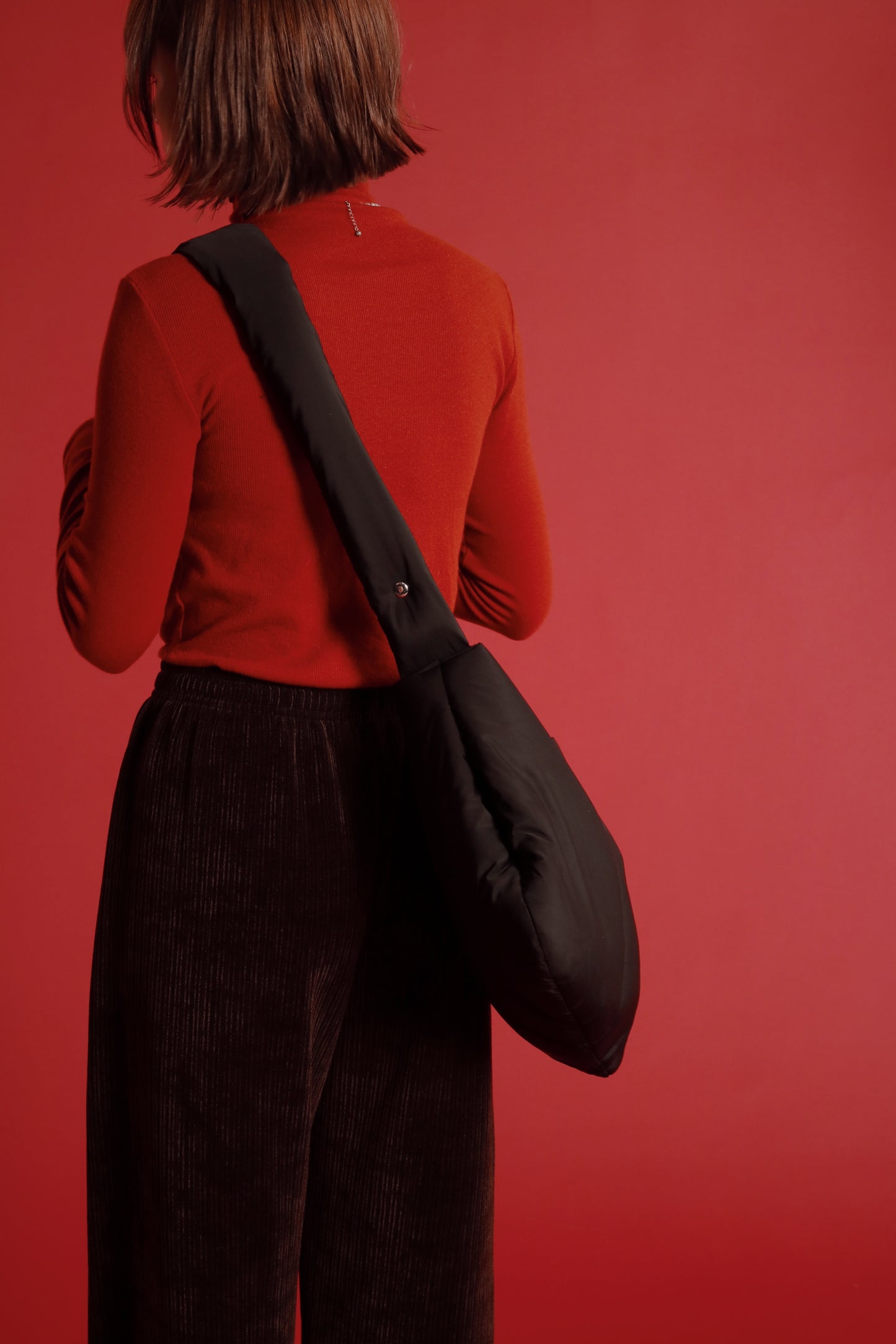 Doll Cloud Bag (Black/Brown/Ivory)