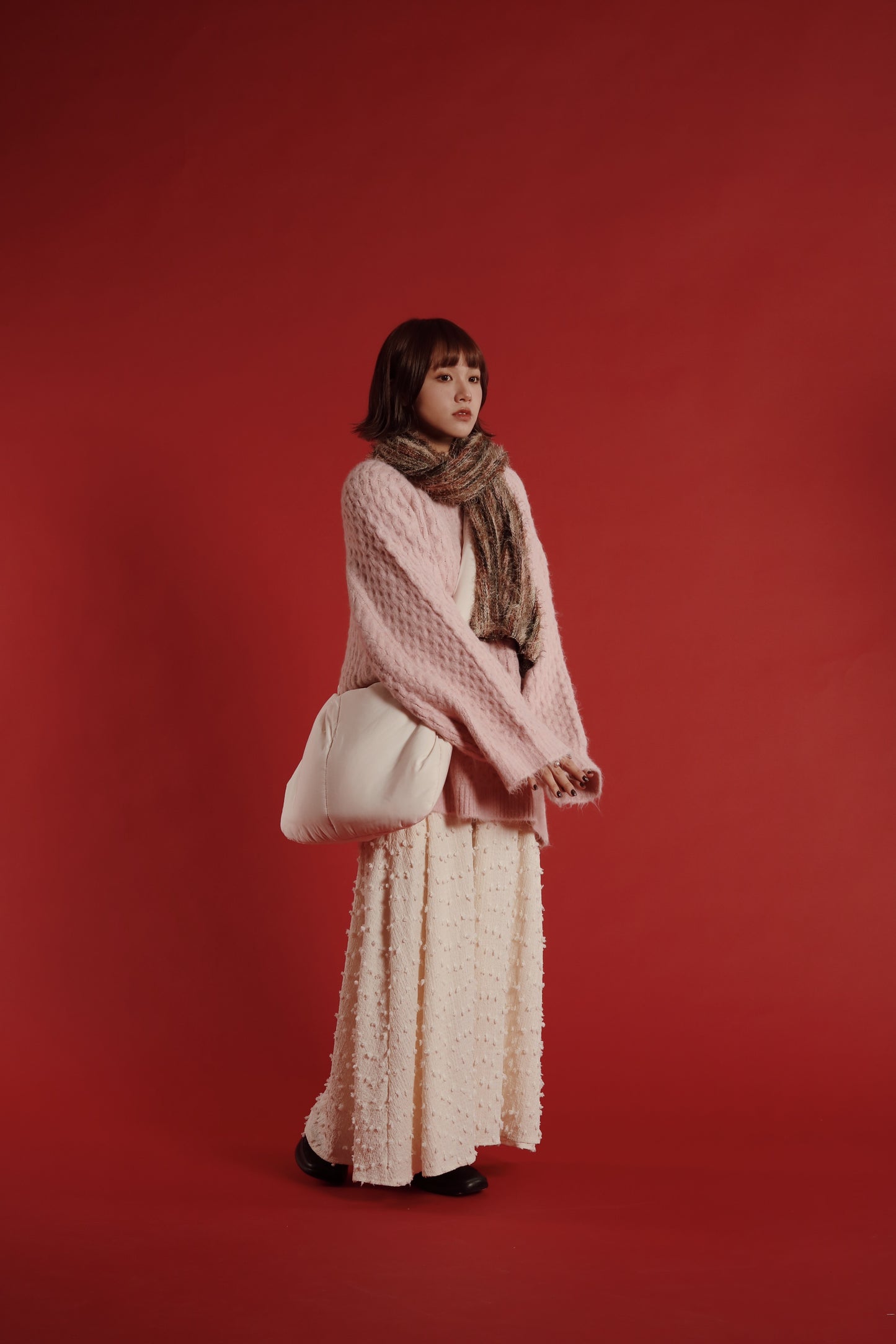 Doll Cloud Bag (Black/Brown/Ivory)