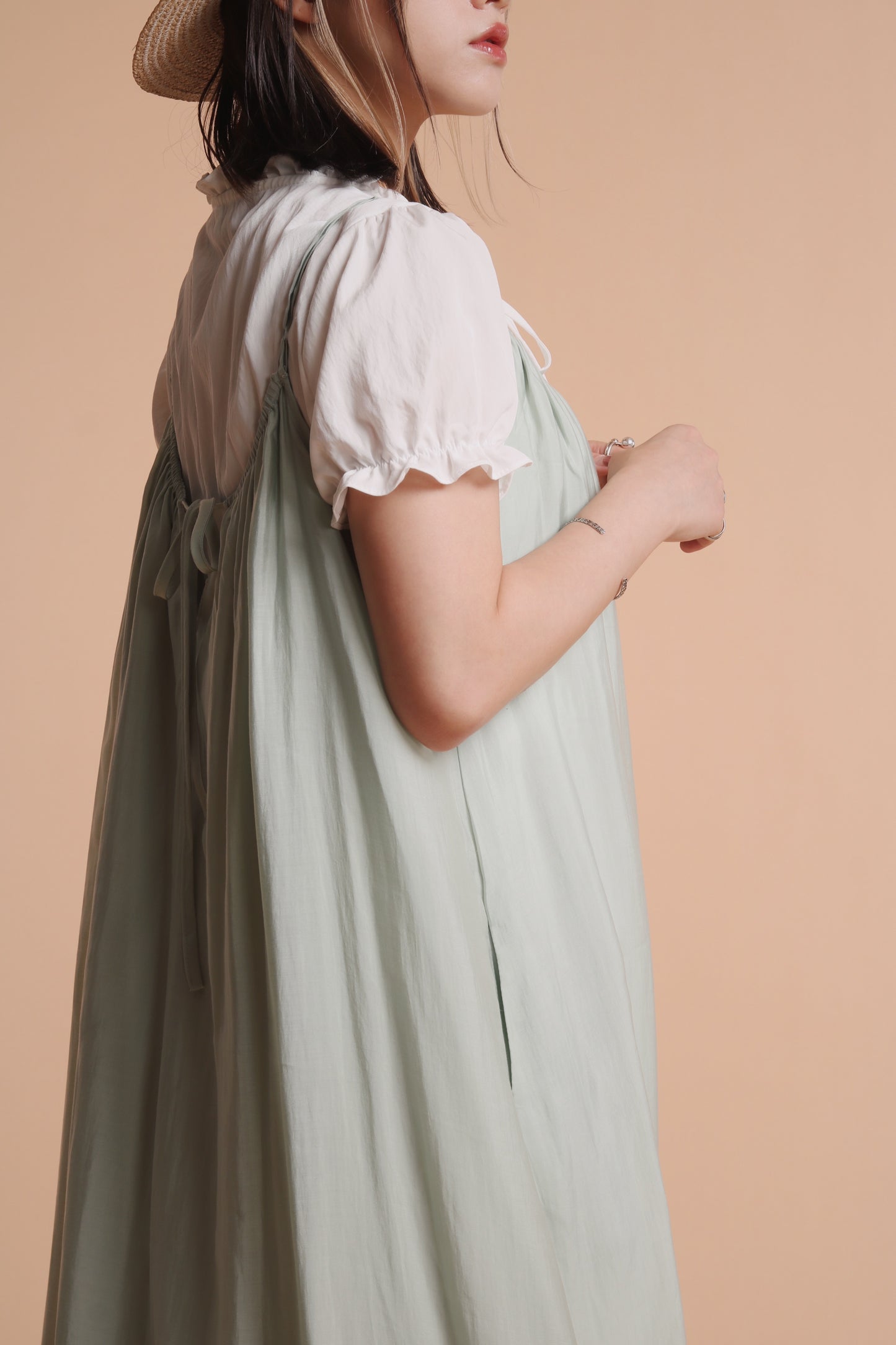 Doll Flora Dress (Mint)