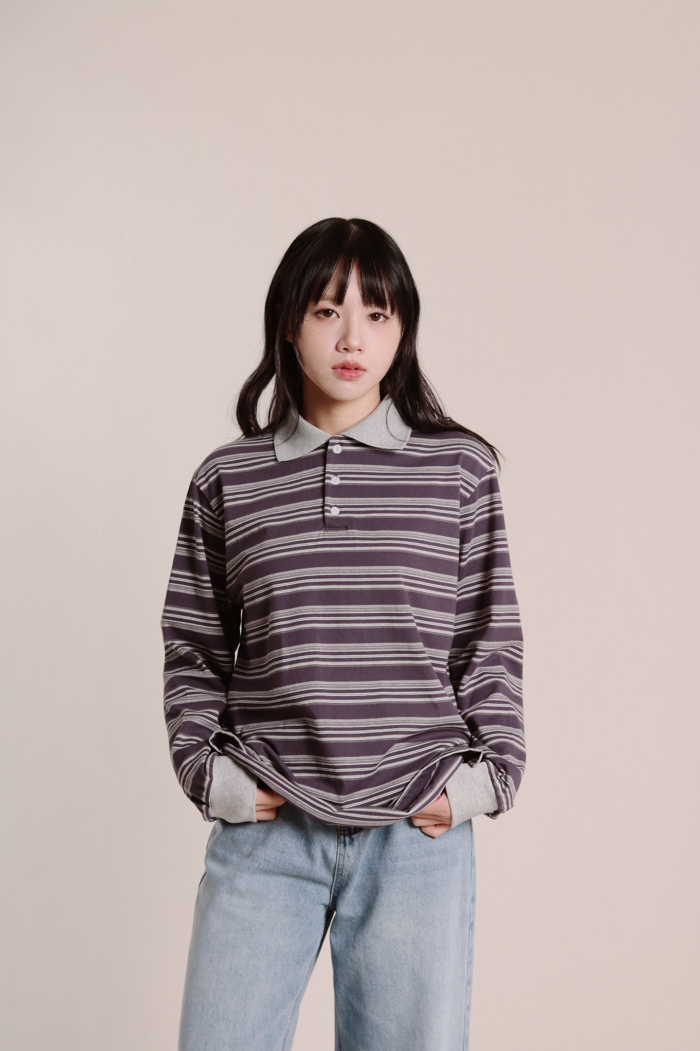 Striped Top (Purple)