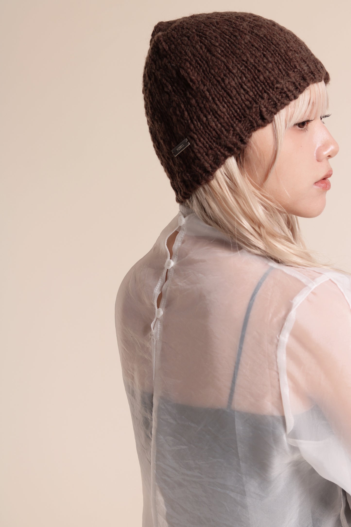 Doll See Through Blouse (White)