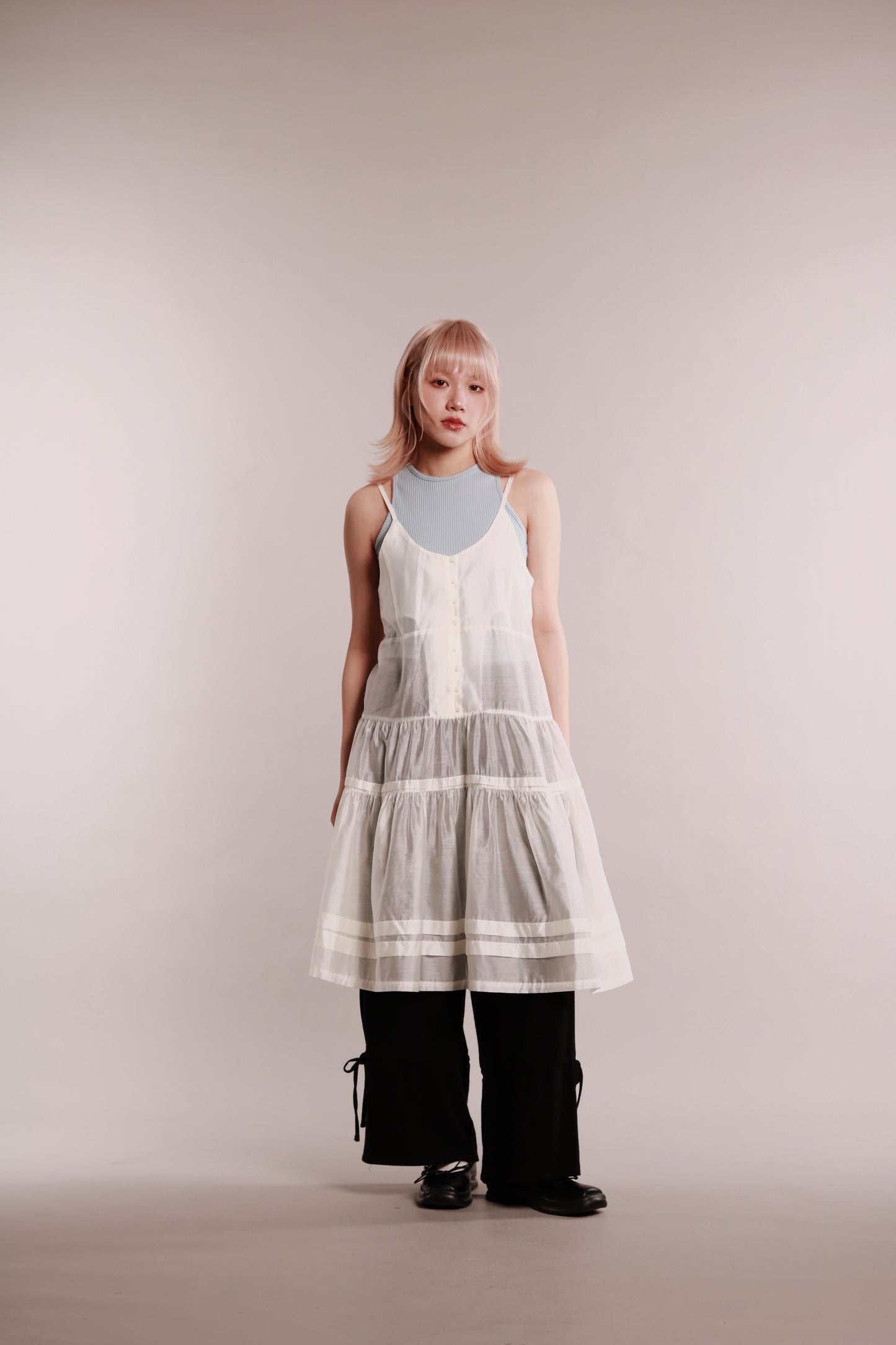 Doll See Through Dress (Ivory)