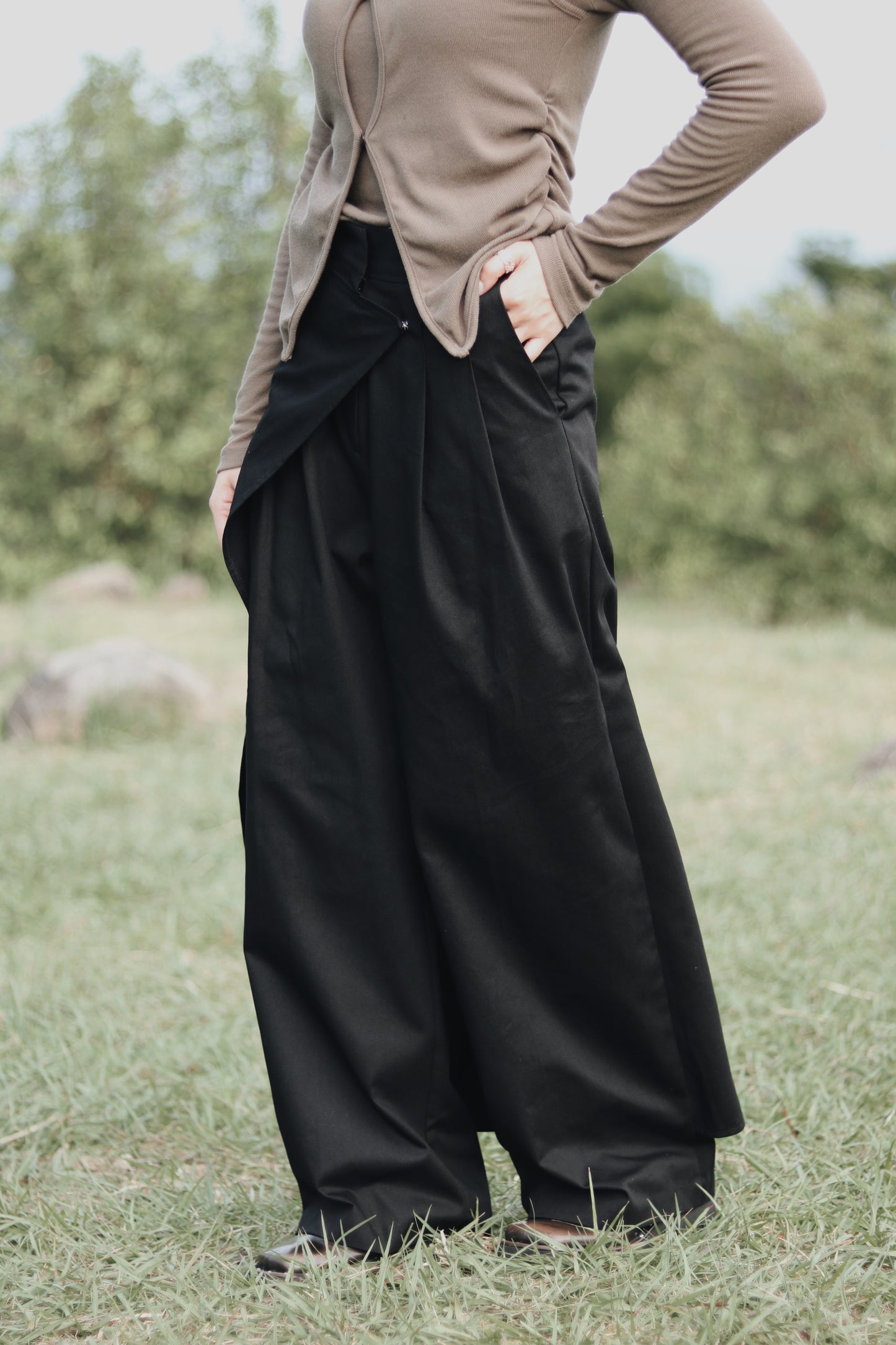 Layered Pants (Black)