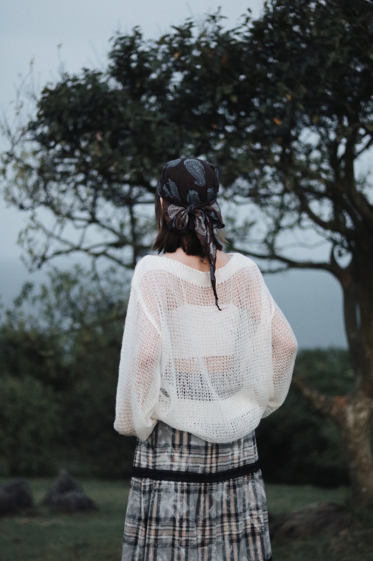 Autumn Knit Top (White)