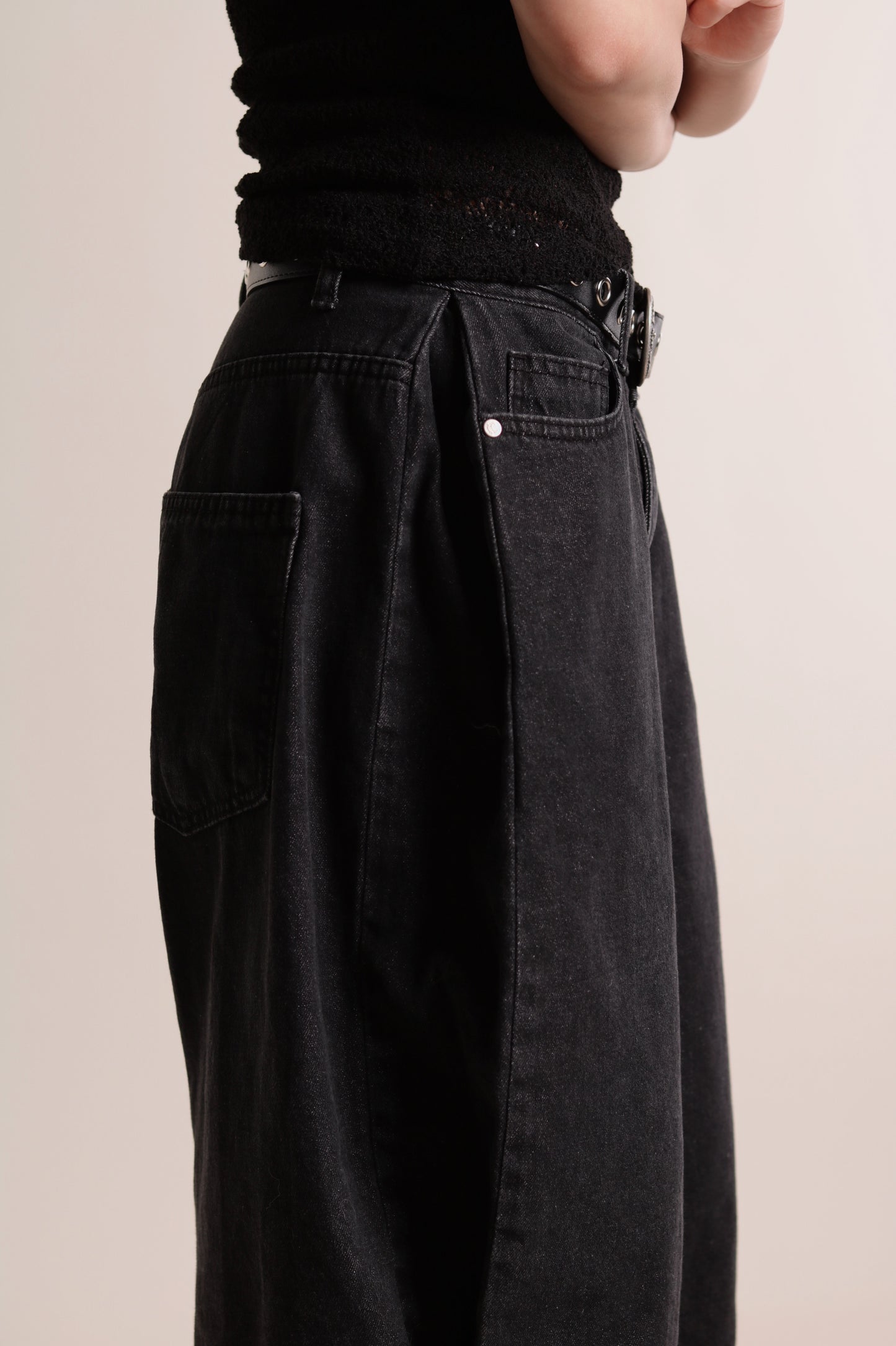 Paddy Jean Shorts (Black)