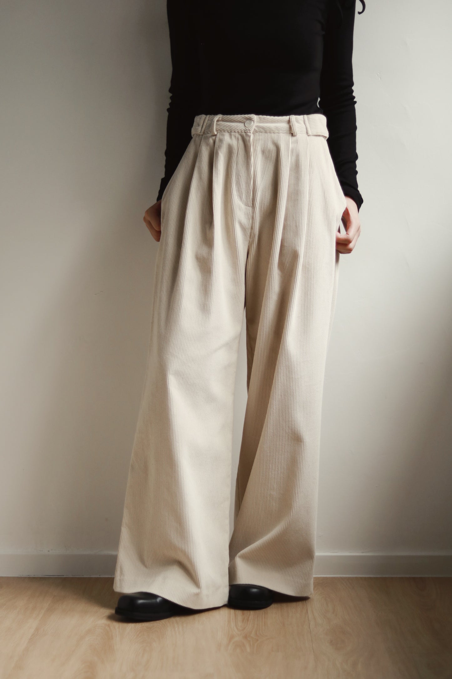 Corduroy Pants (Ivory)
