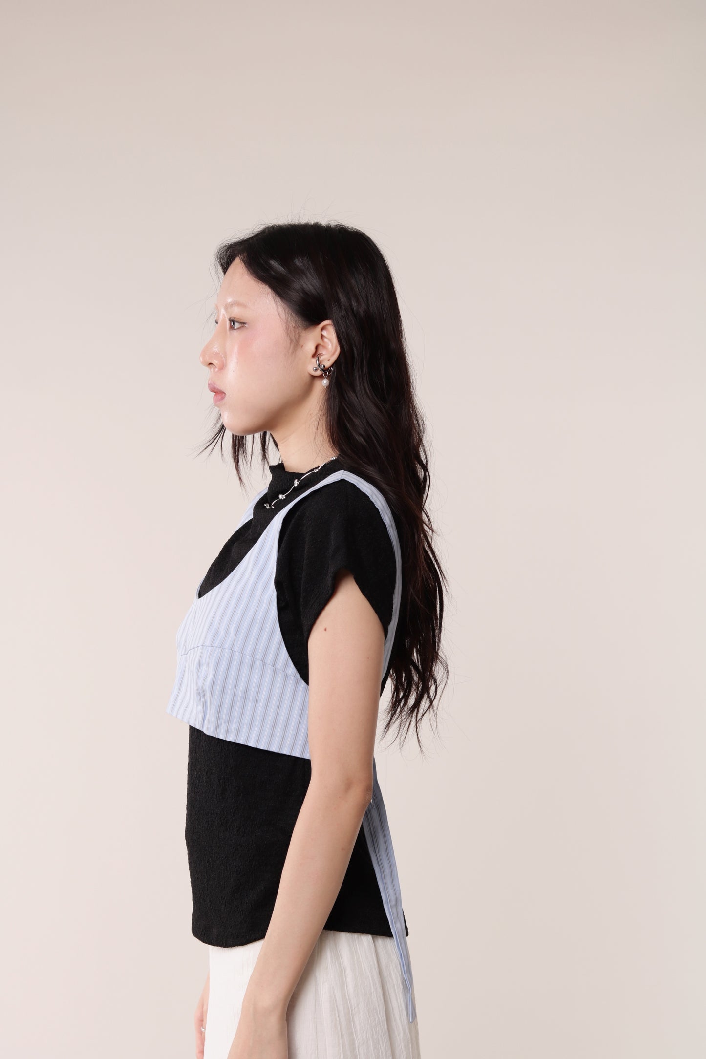 Striped Vest (Blue)