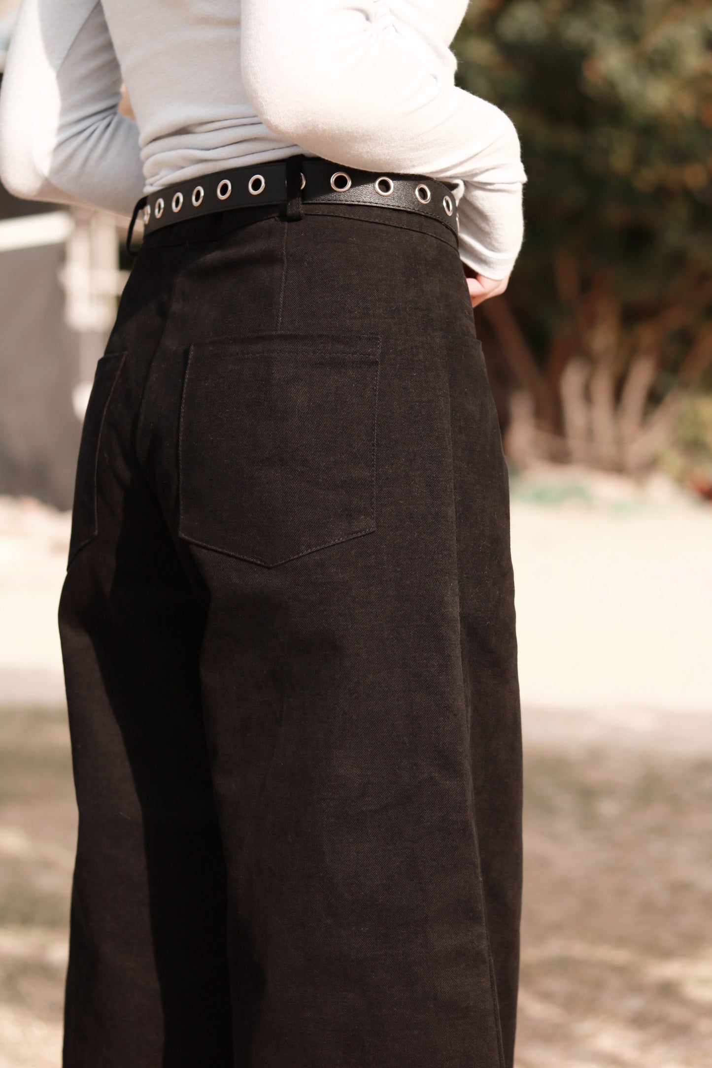 Doll Ruffle Pants (Black)