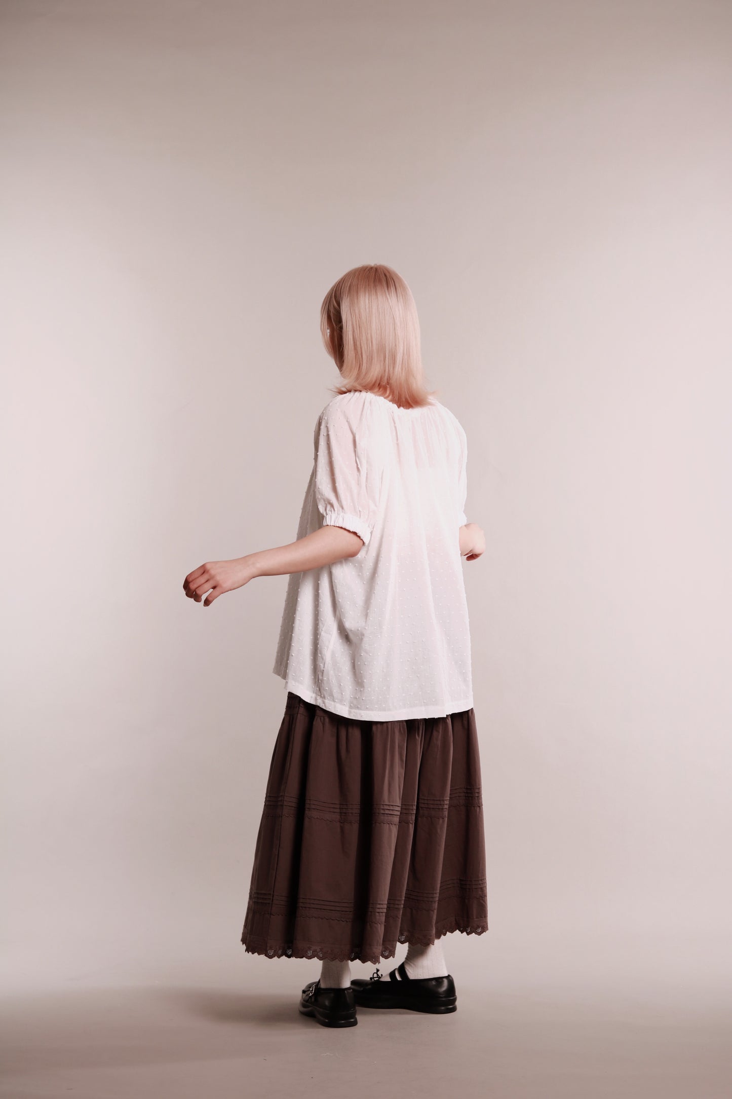 Dot Dot Blouse (White)