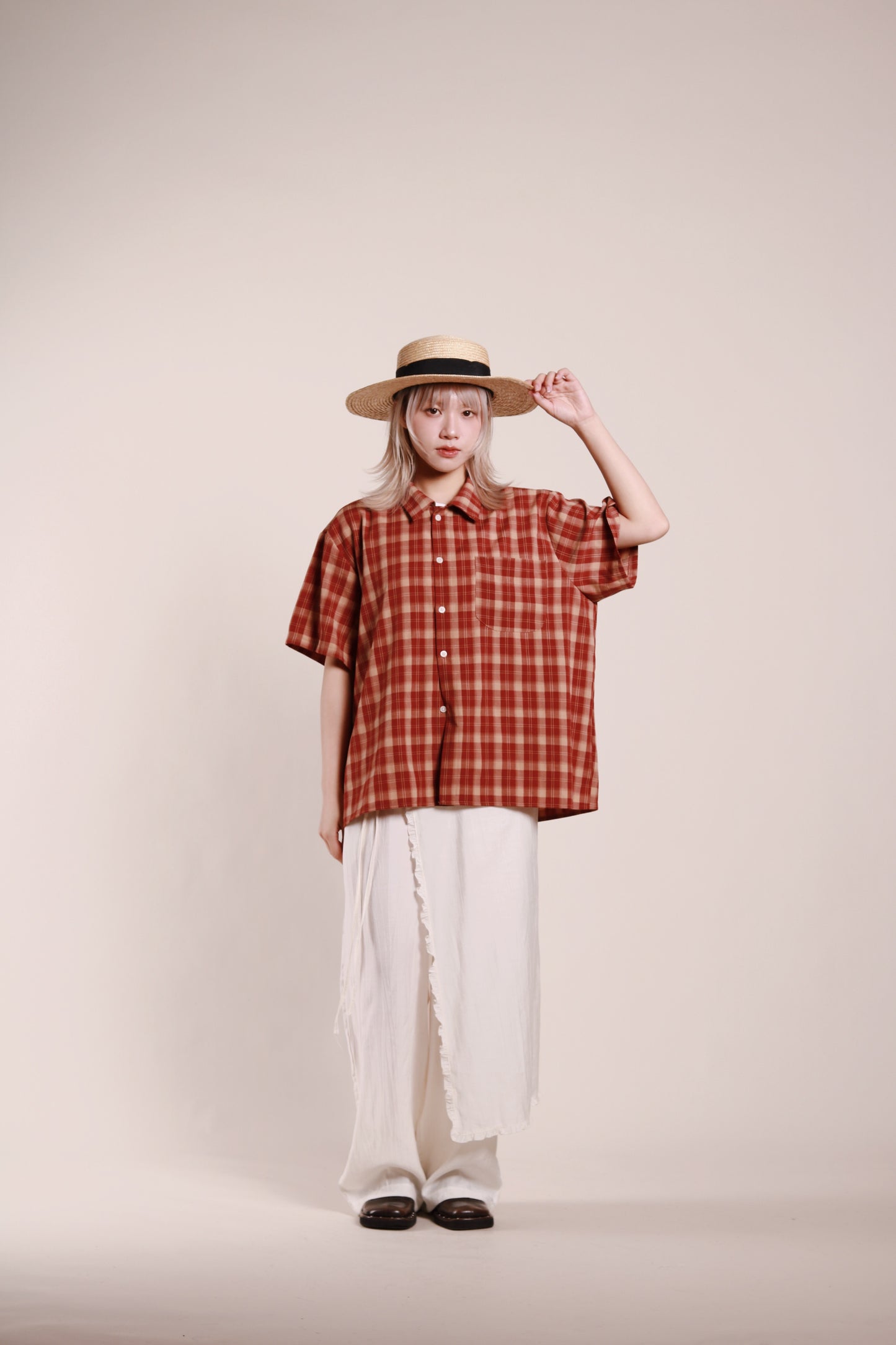 Wanda Layered Pants (Ivory)