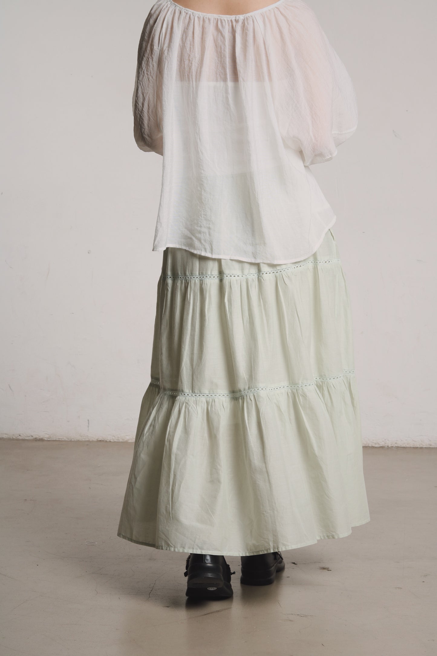 Doll Tiered Skirt (Mint)
