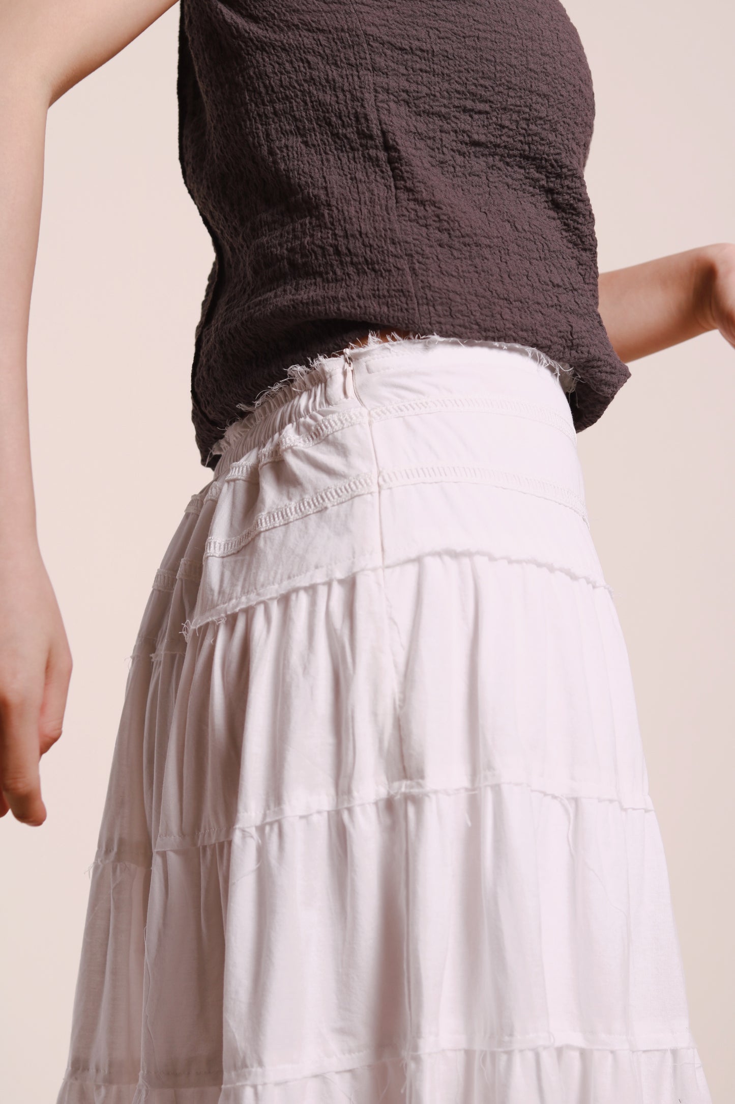 Frayed Edge Skirt