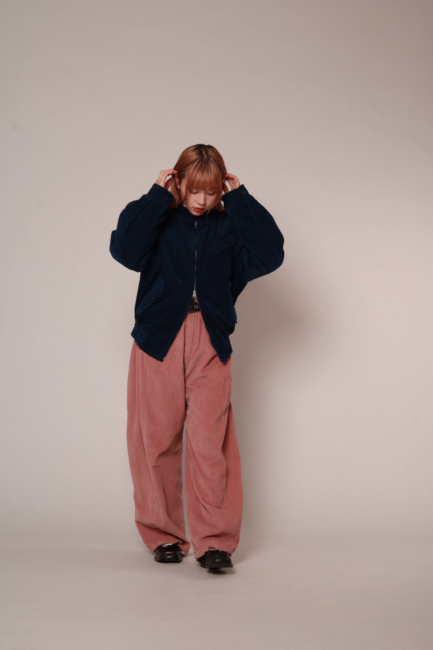 Unisex Corduroy Jacket (Navy)