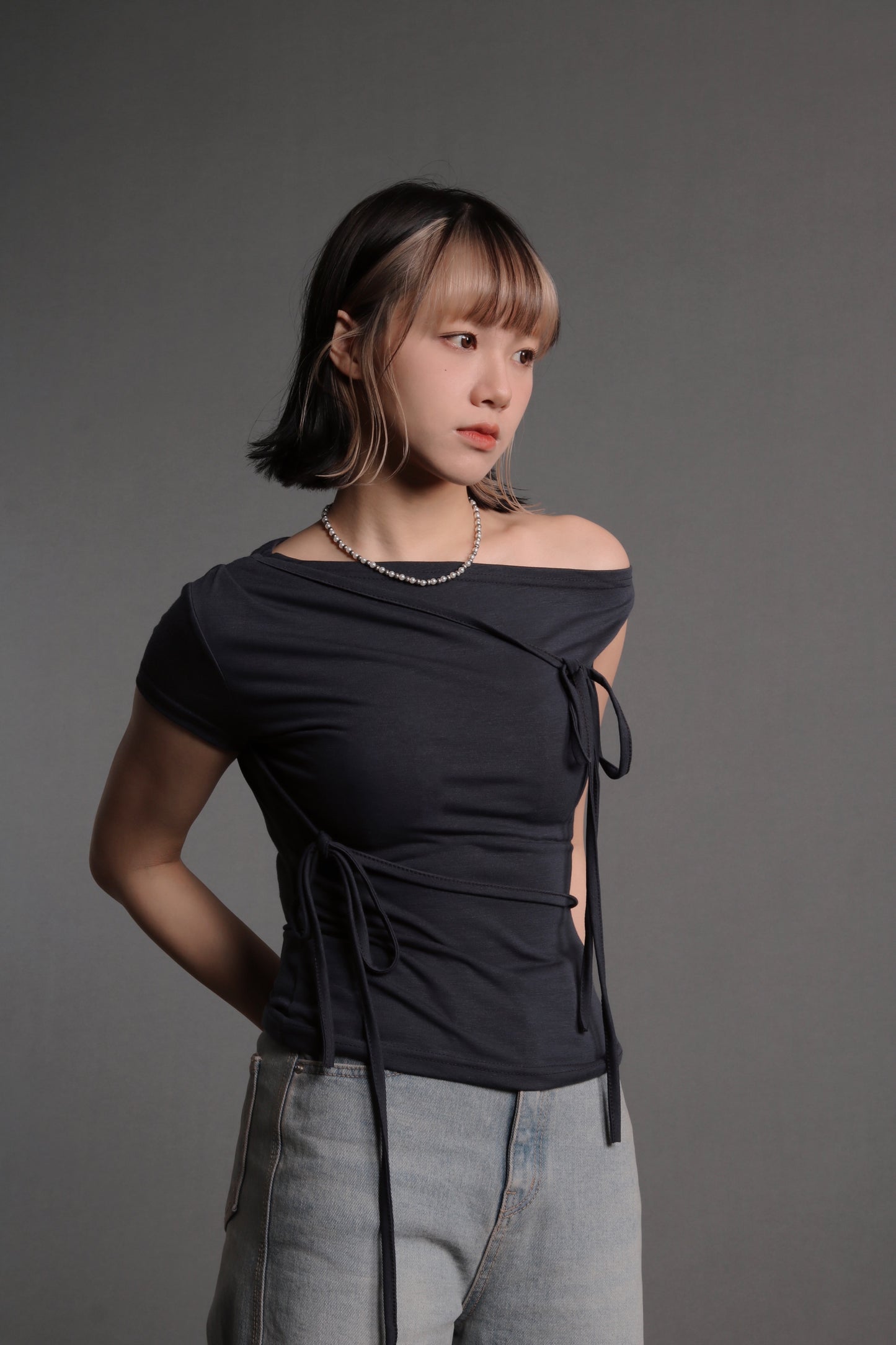 Issac Top (Grey Blue)