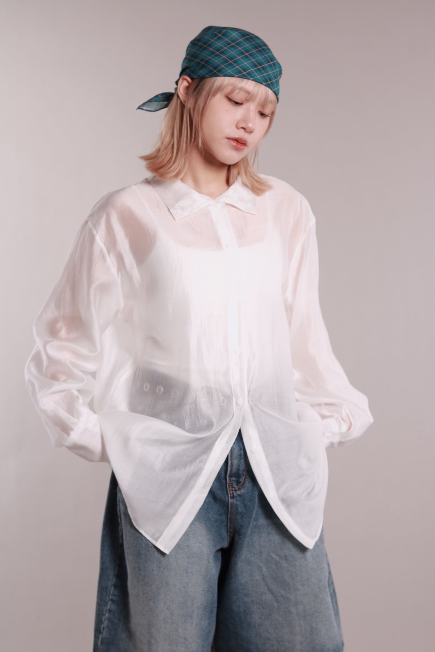 Sheer Shirt (White)