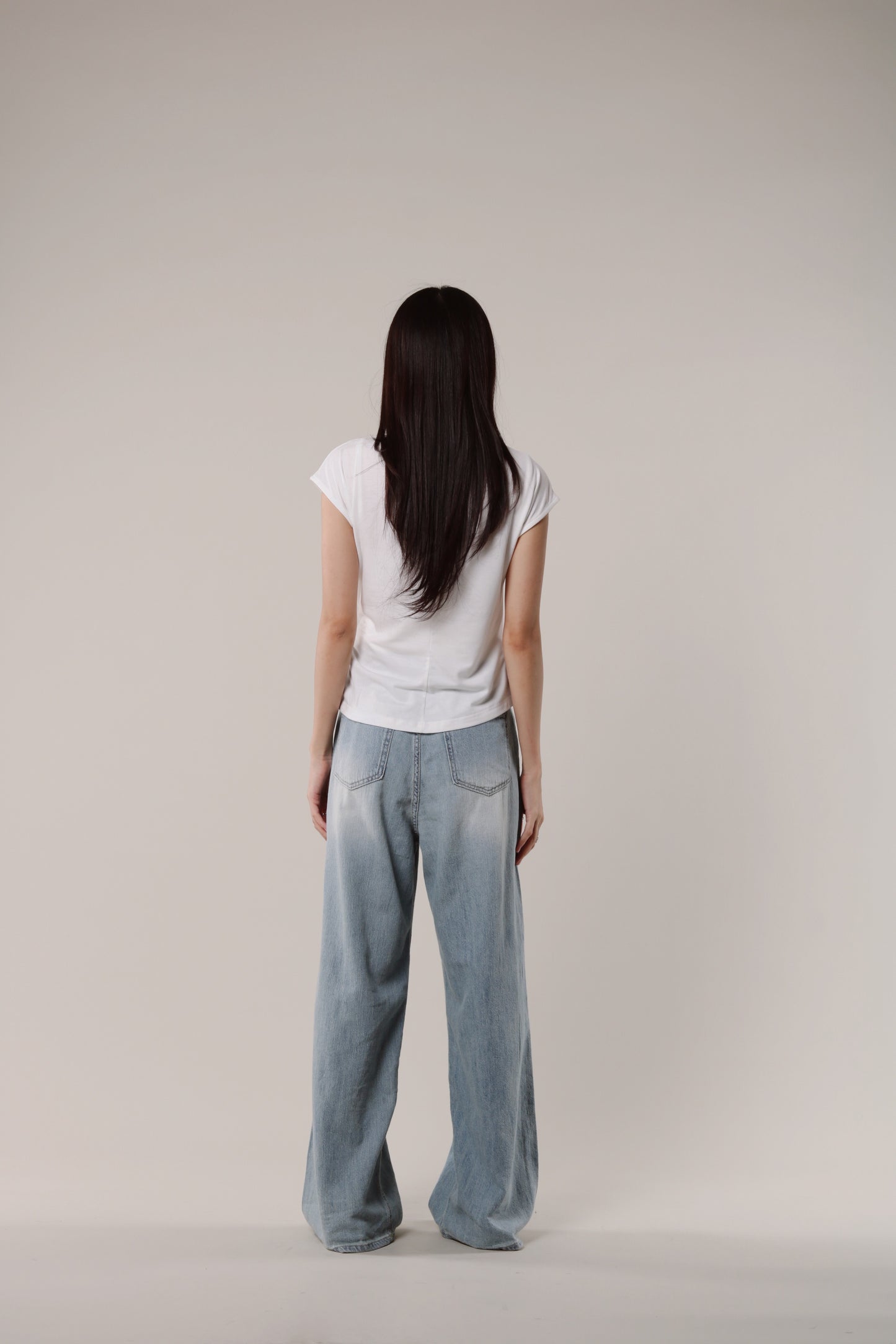 Borg Gathered Tee (Ivory)