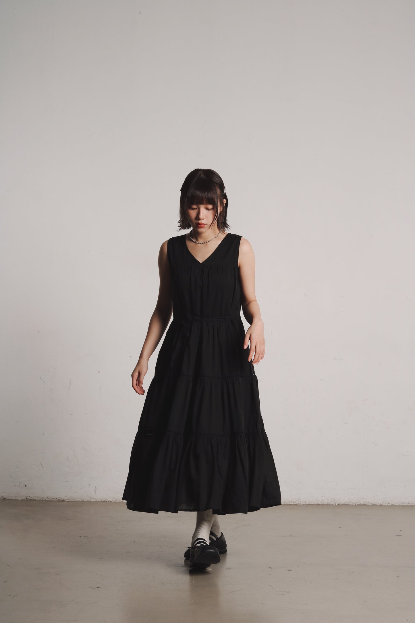 Doll Tiered Dress (Black)