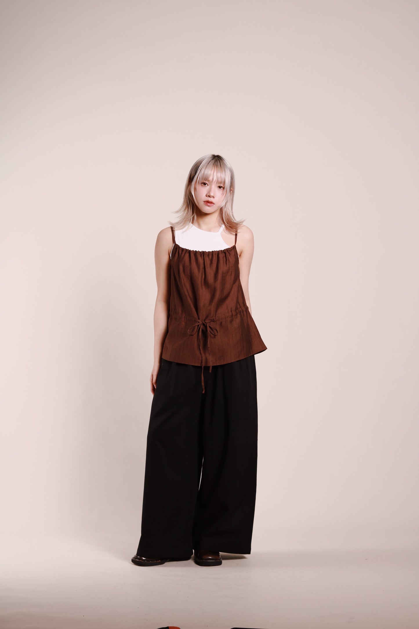 Renne Wide Leg Pants (Black)
