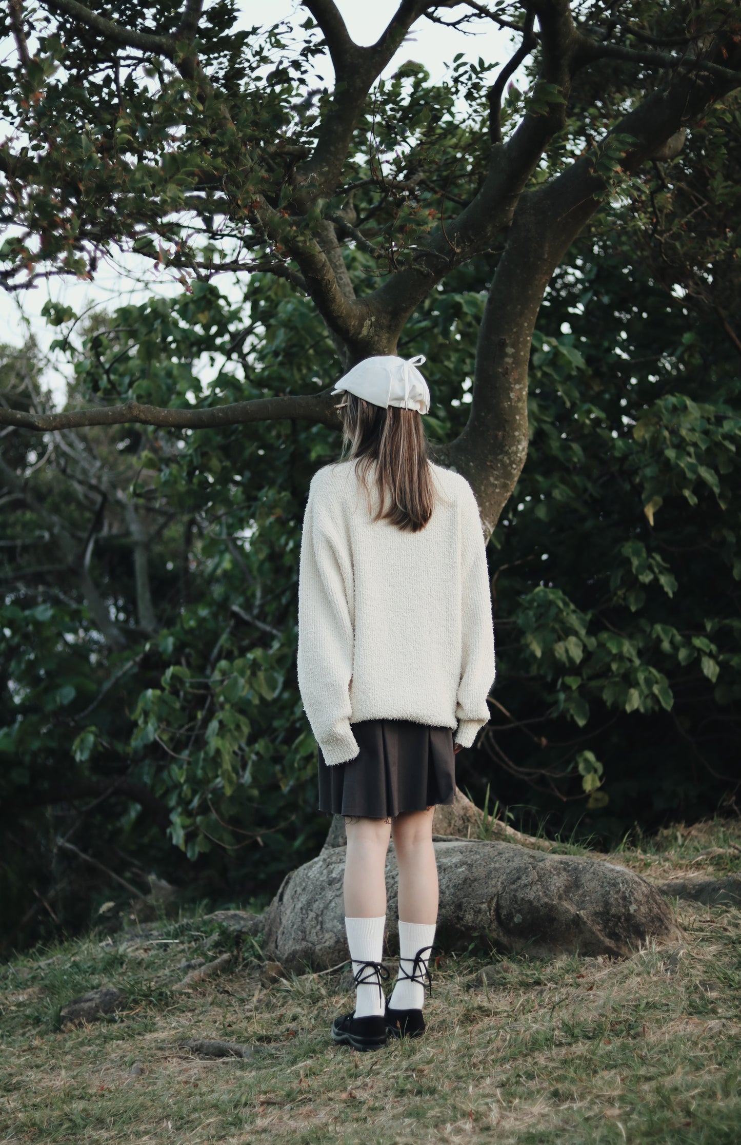 Oversized Knit Top (Butter)