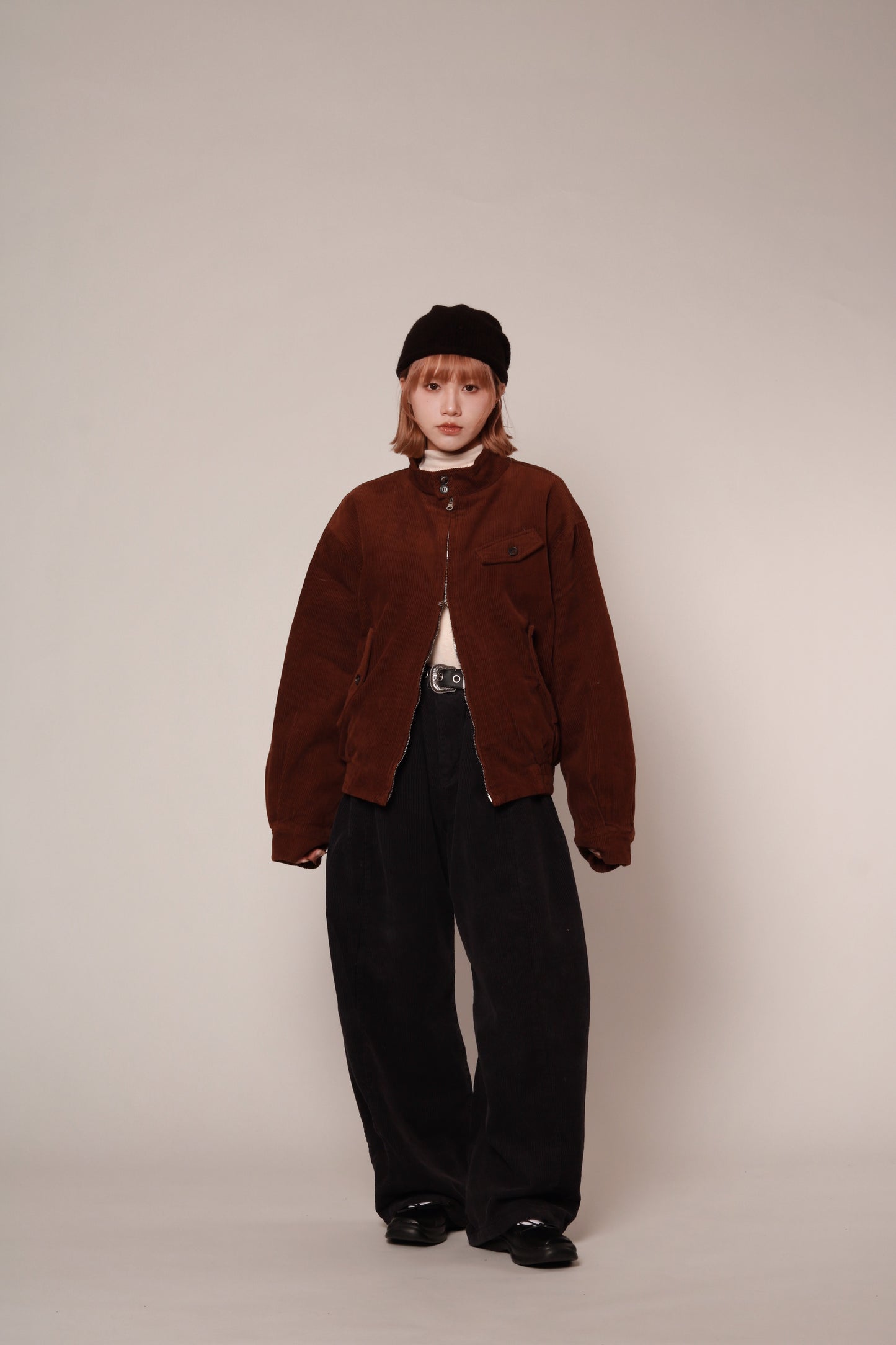 Unisex Corduroy Jacket (Brown)