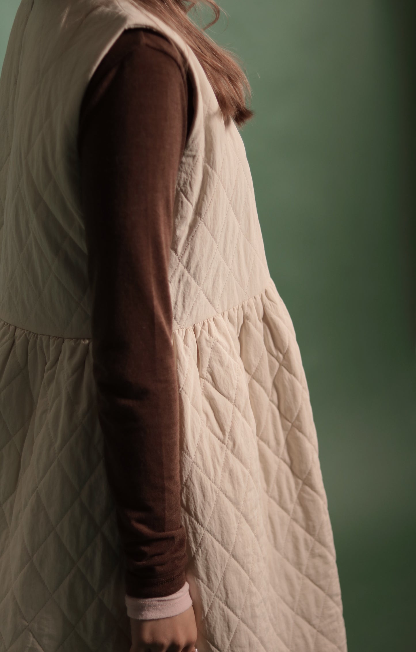 Doll Padded Dress (Ivory)