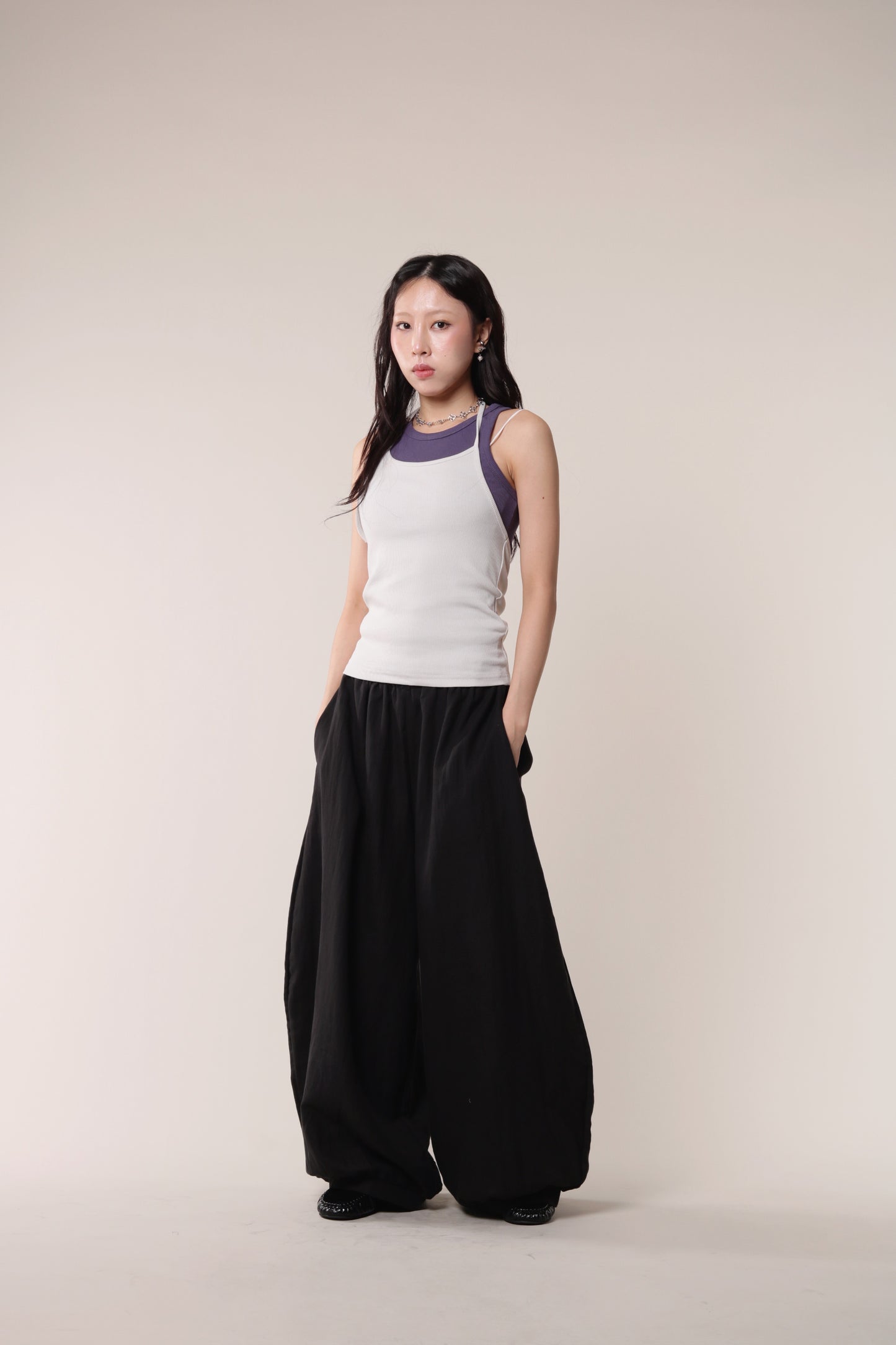 Slim Halter Top (Grey)