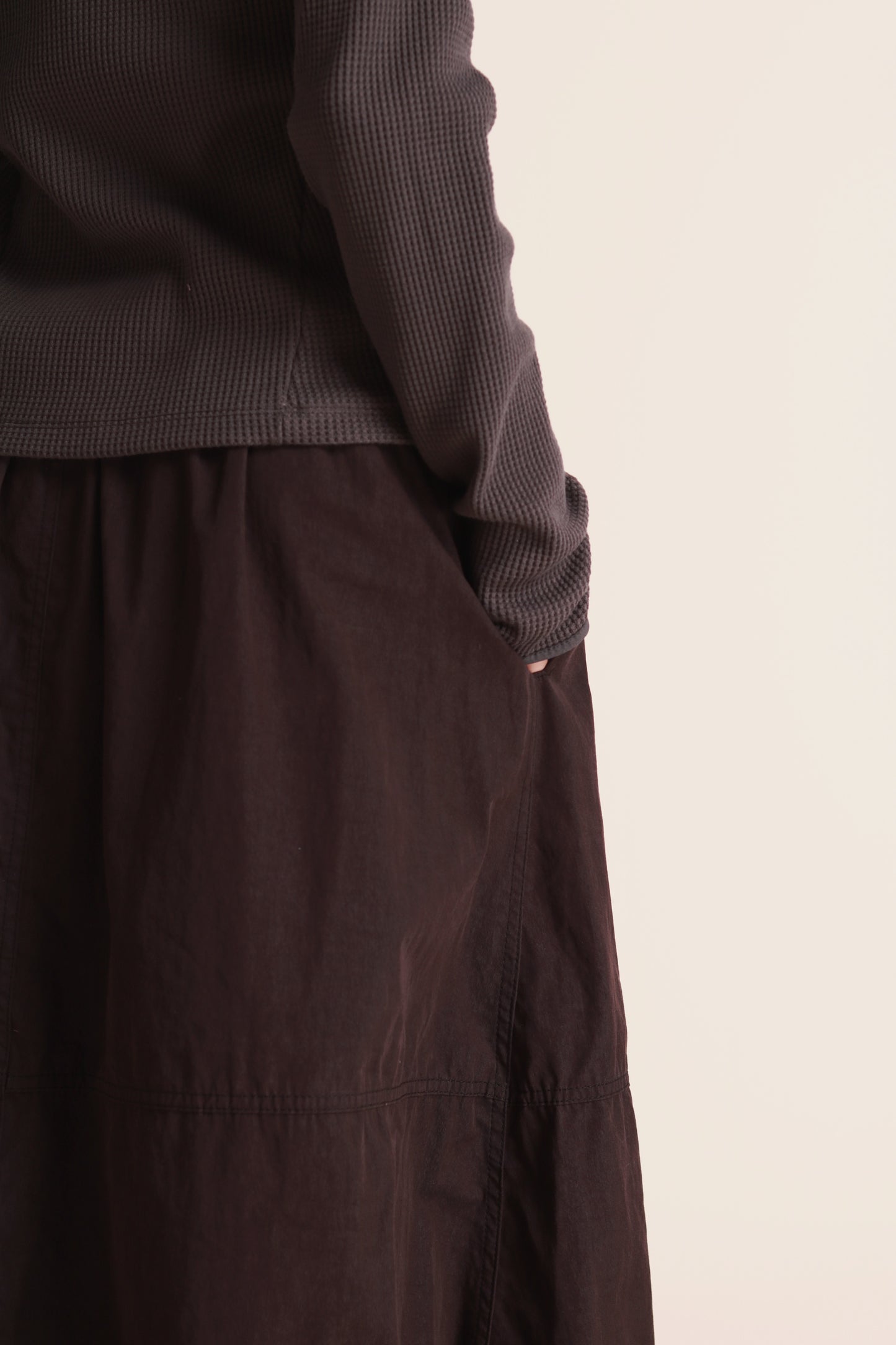 Winter Bubble Cloud Skirt (Black)