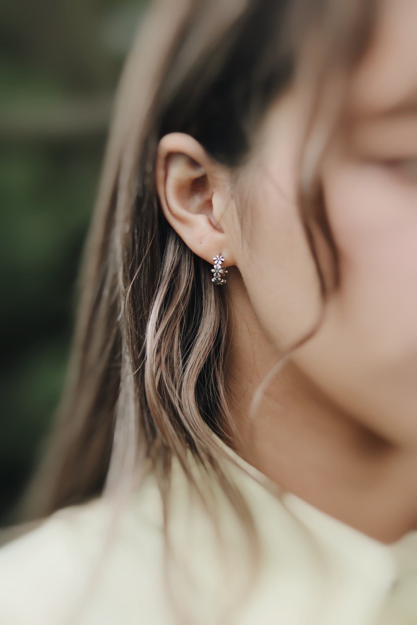 Vintage Tiny Flower Earrings