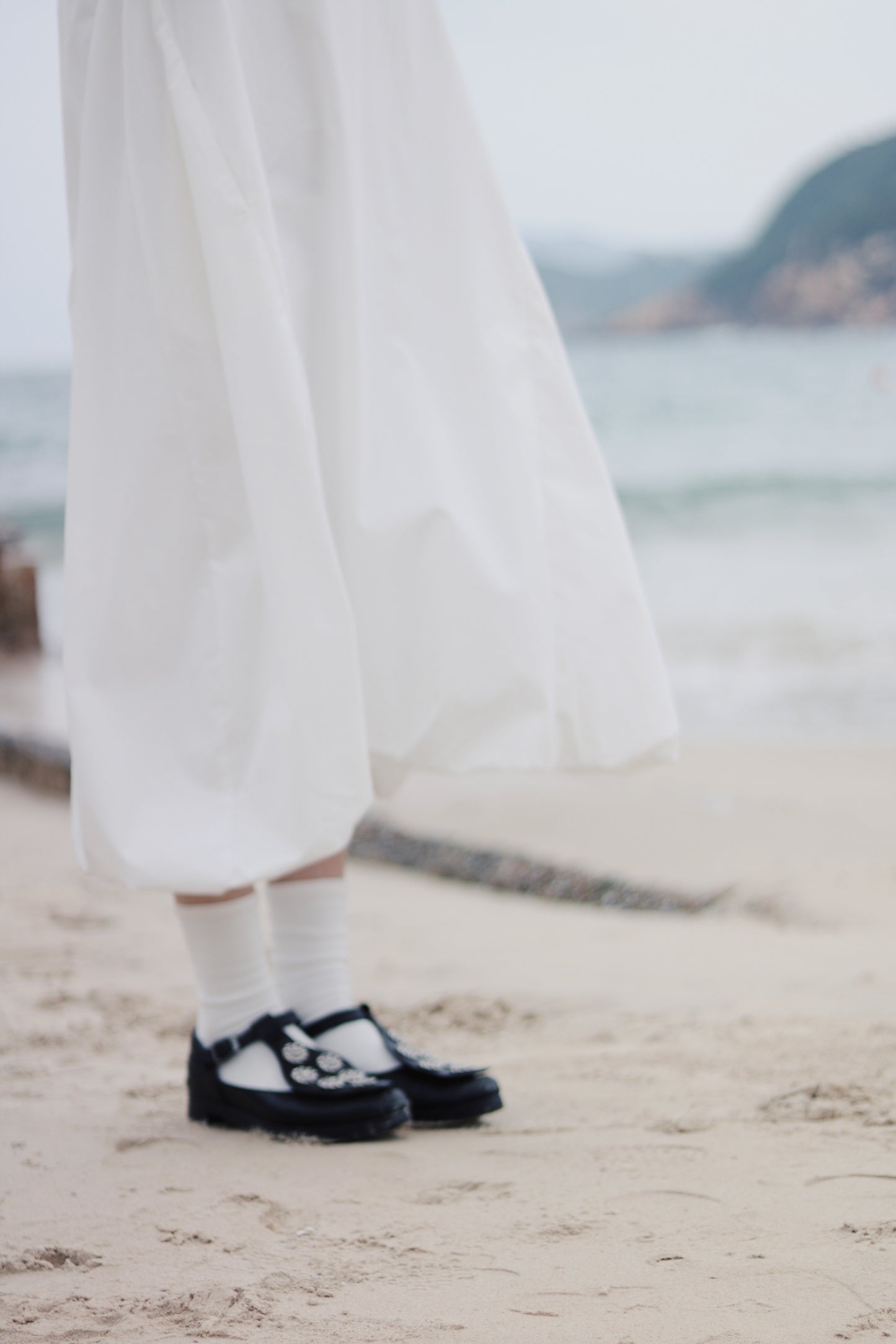 Bubble Cloud Dress (White)