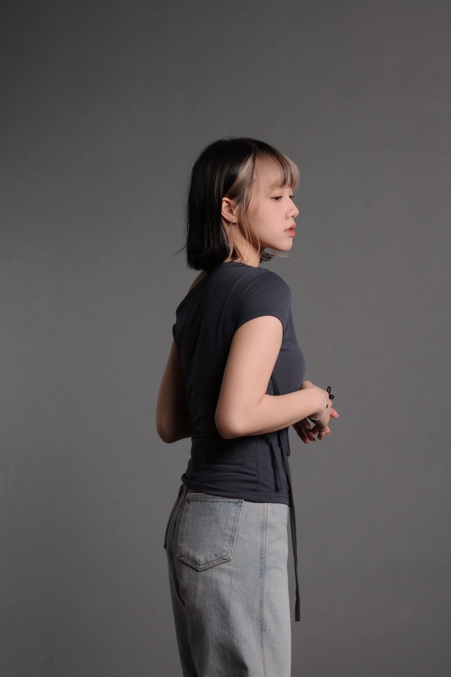 Issac Top (Grey Blue)