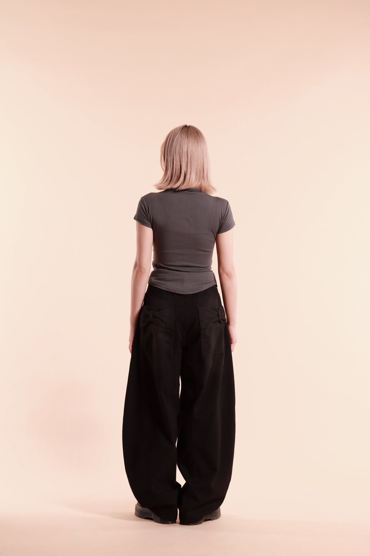 Ribbon Jeans (Black)