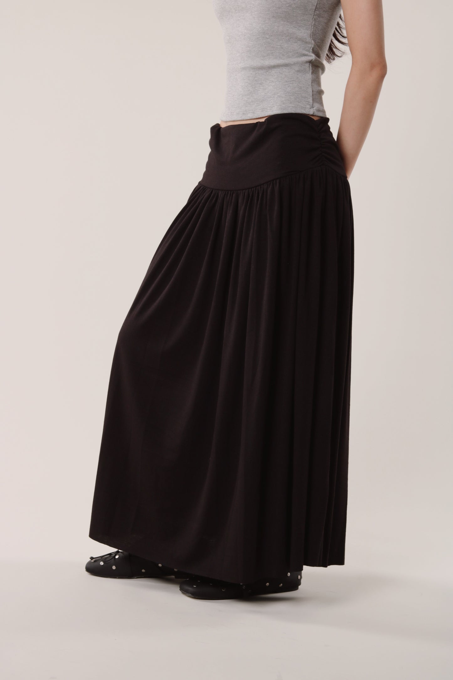 Softy Lazy Skirt (Black)