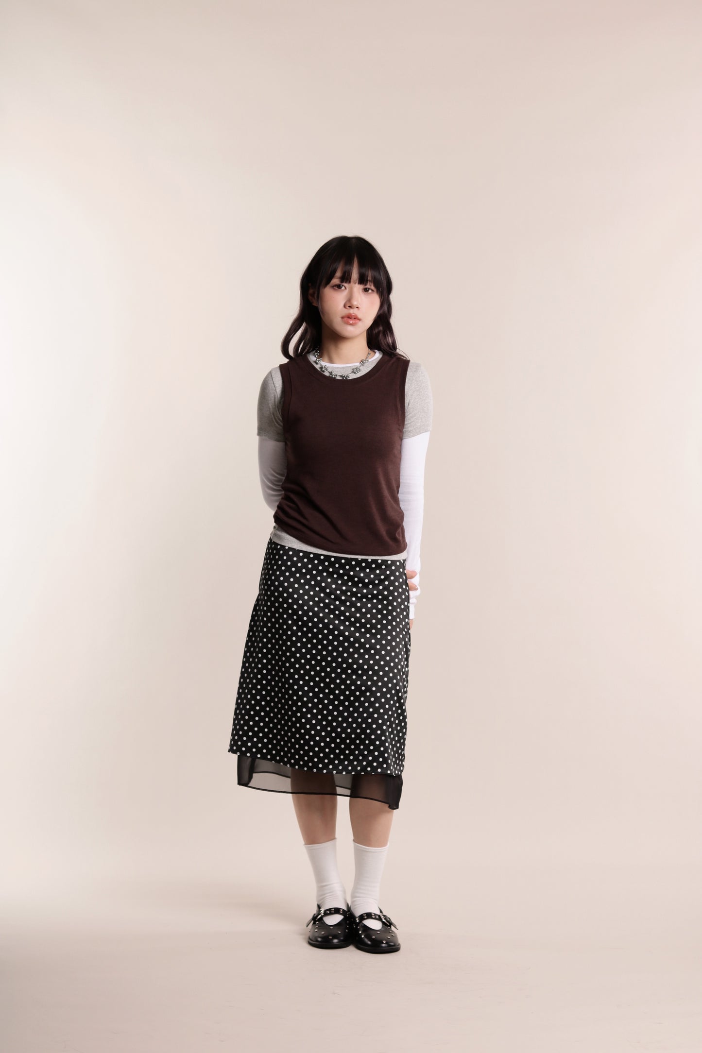 Aria Layered Top (Brown)