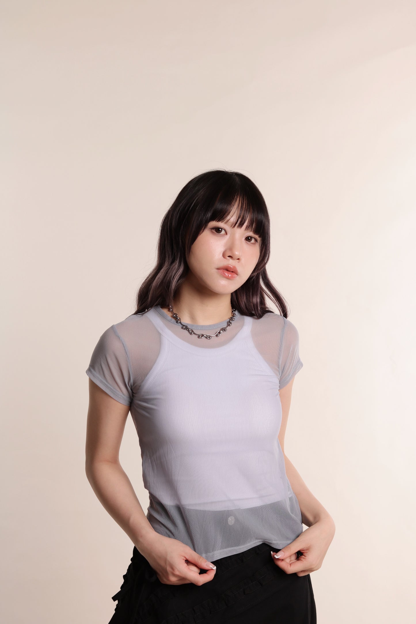 Summer See Through Tee (Blue)