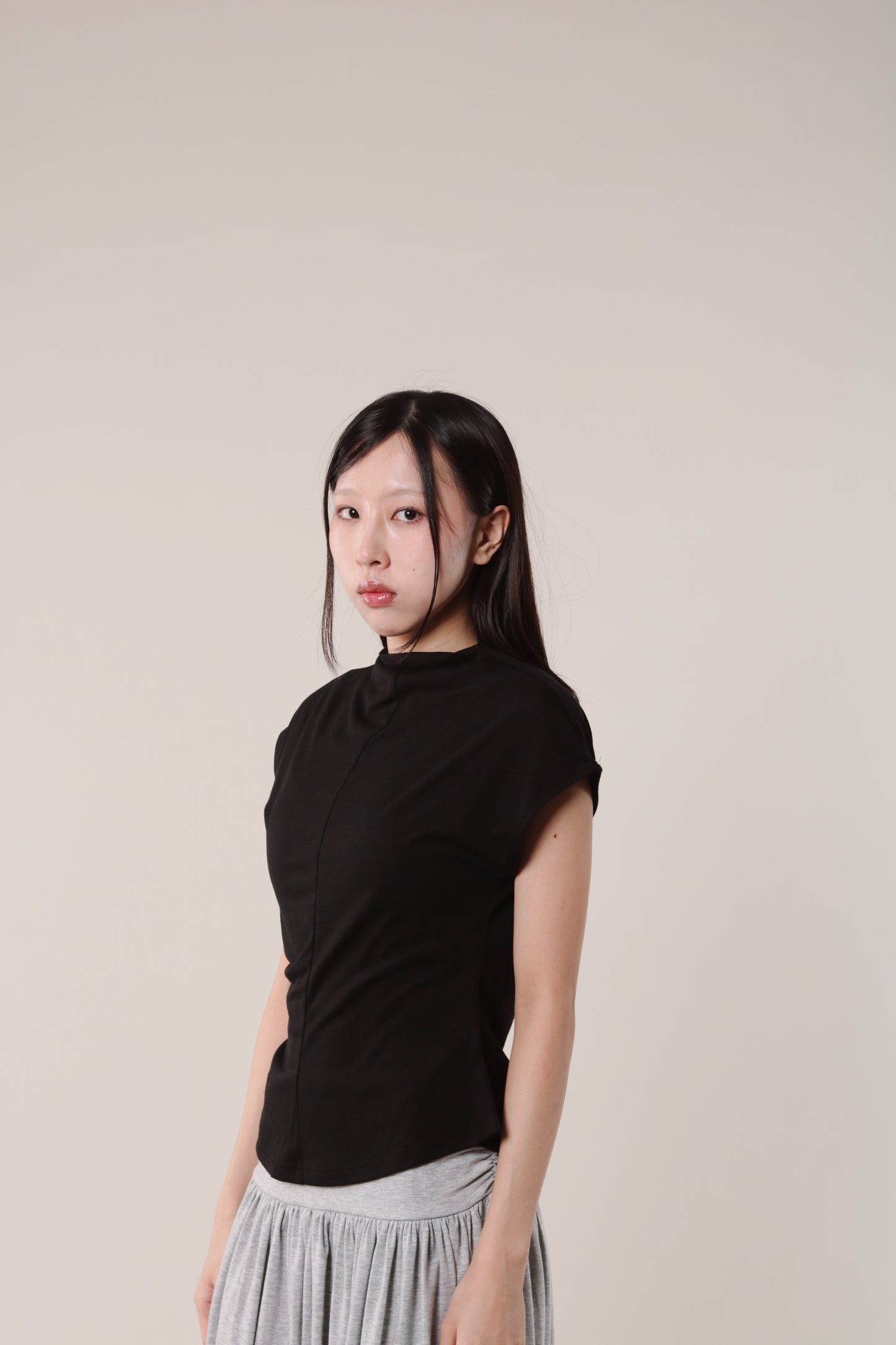 Borg Gathered Tee (Black)