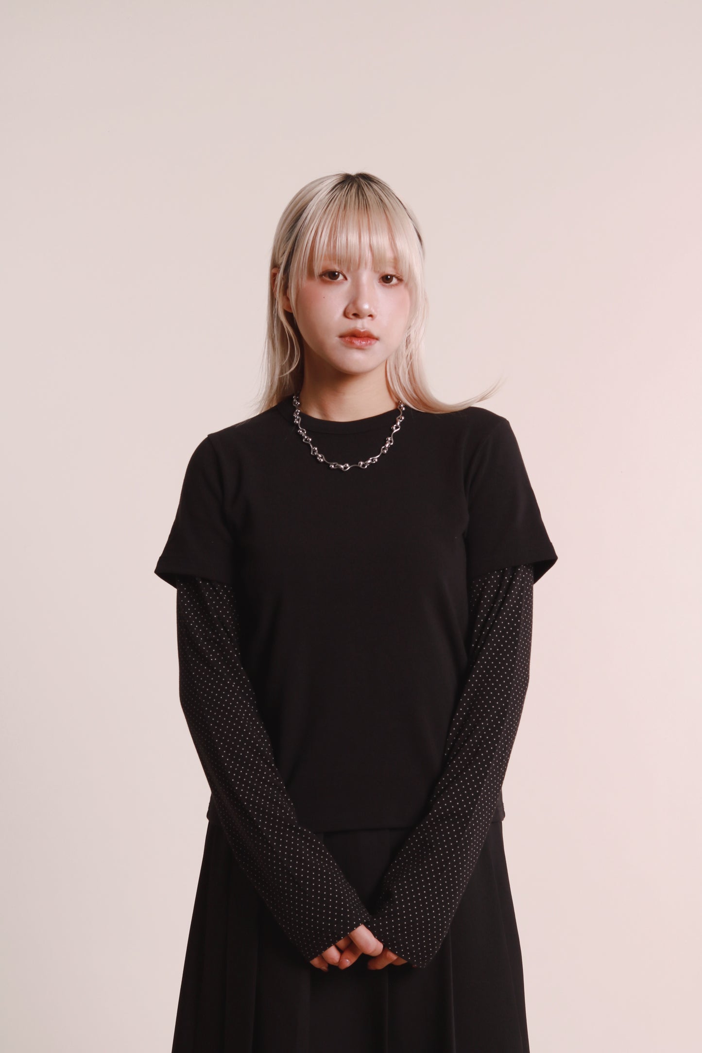 Layered Dot Top (Black)