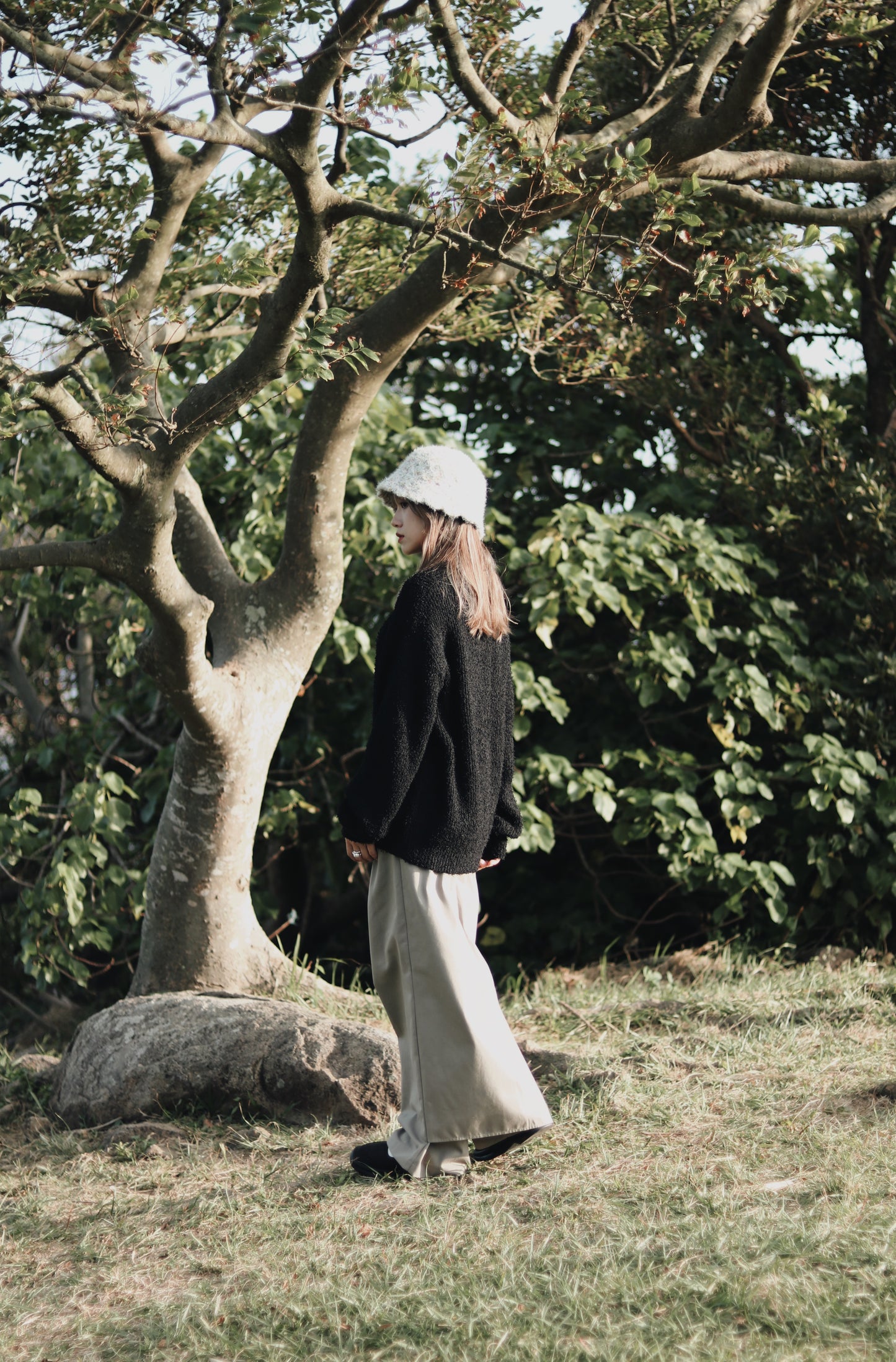 Layered Pants (Khaki)