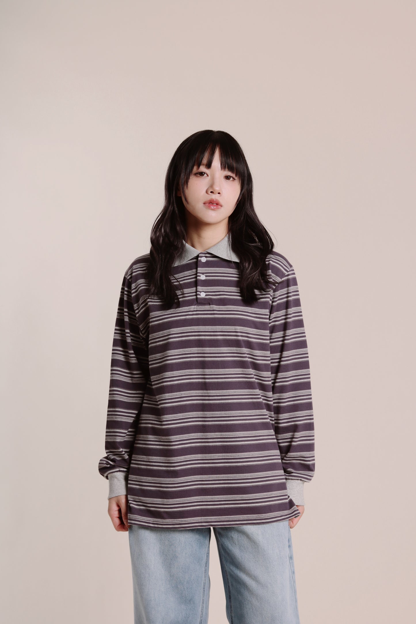 Striped Top (Purple)