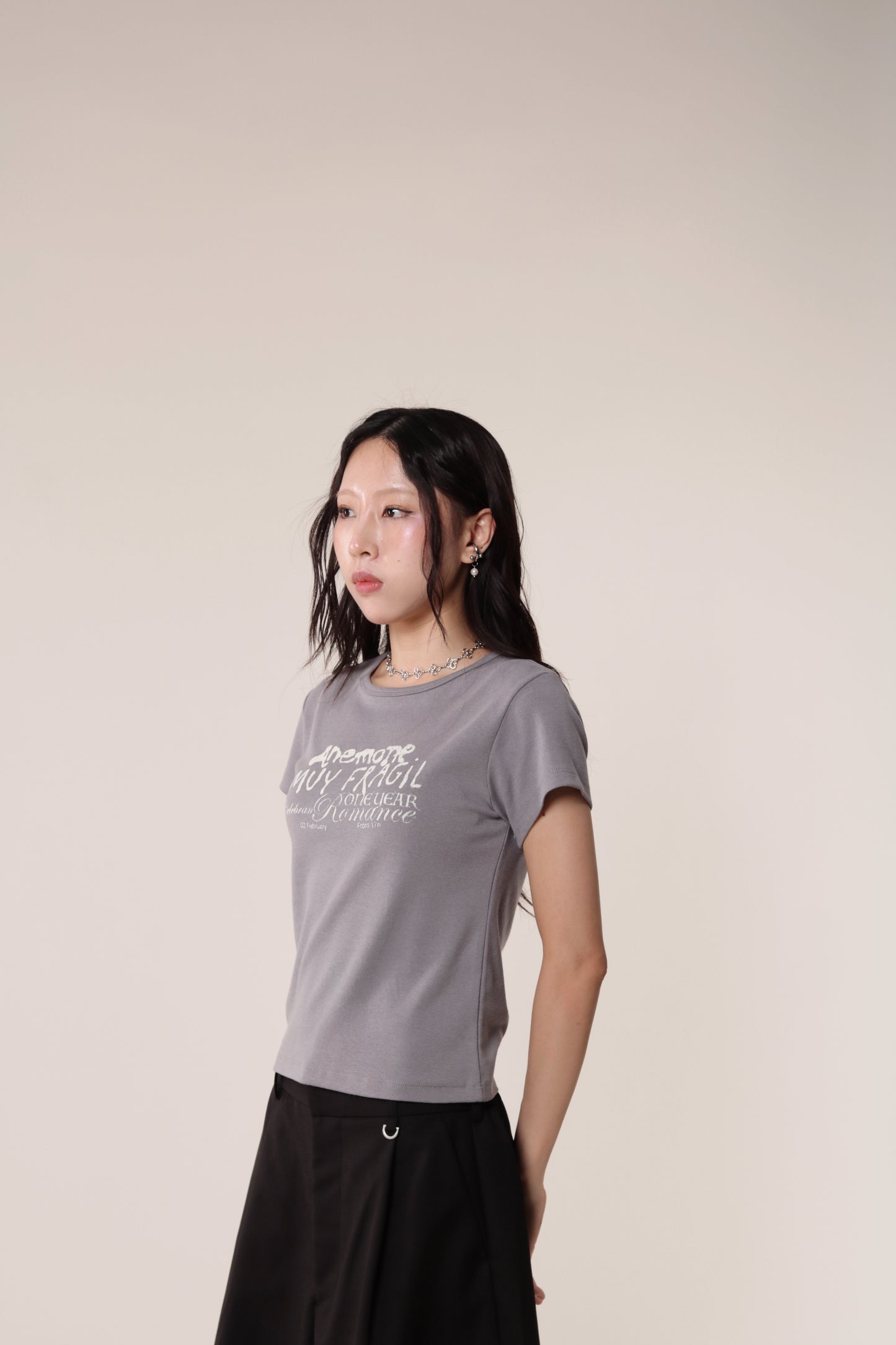 Romance Tee (Charcoal)