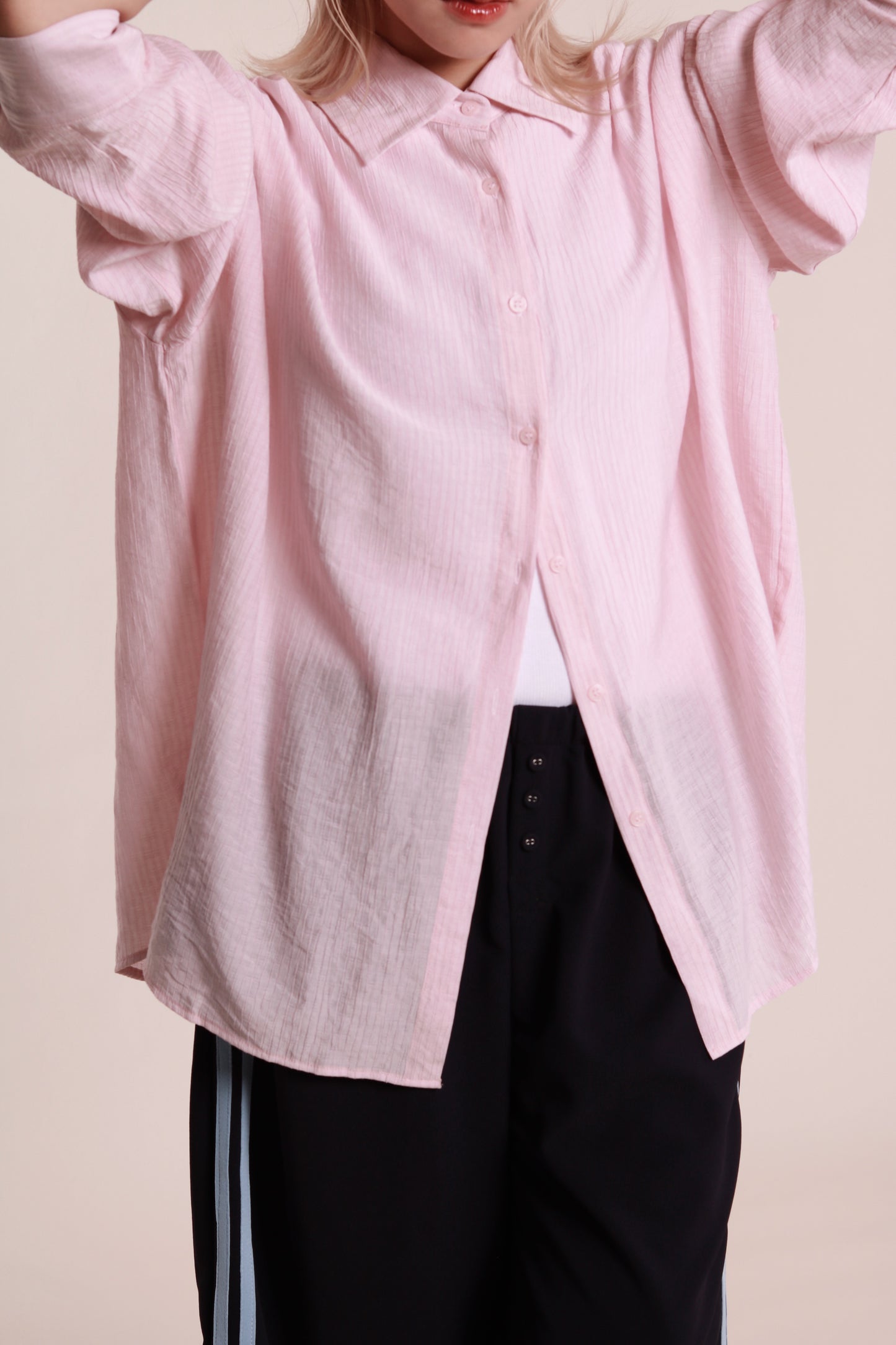 Softy Oversize Shirt (Pink)