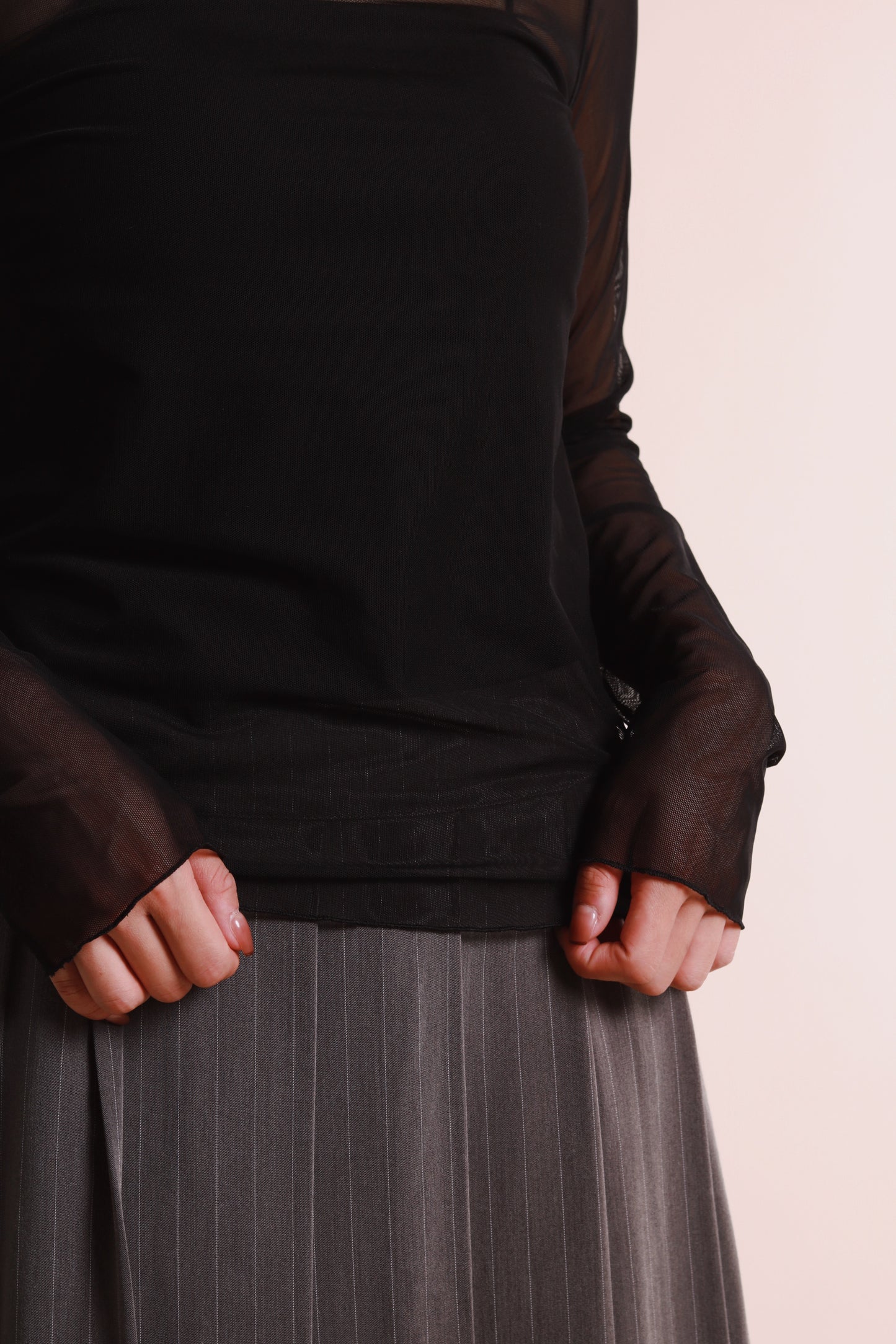 Daily See Through Top (Black)