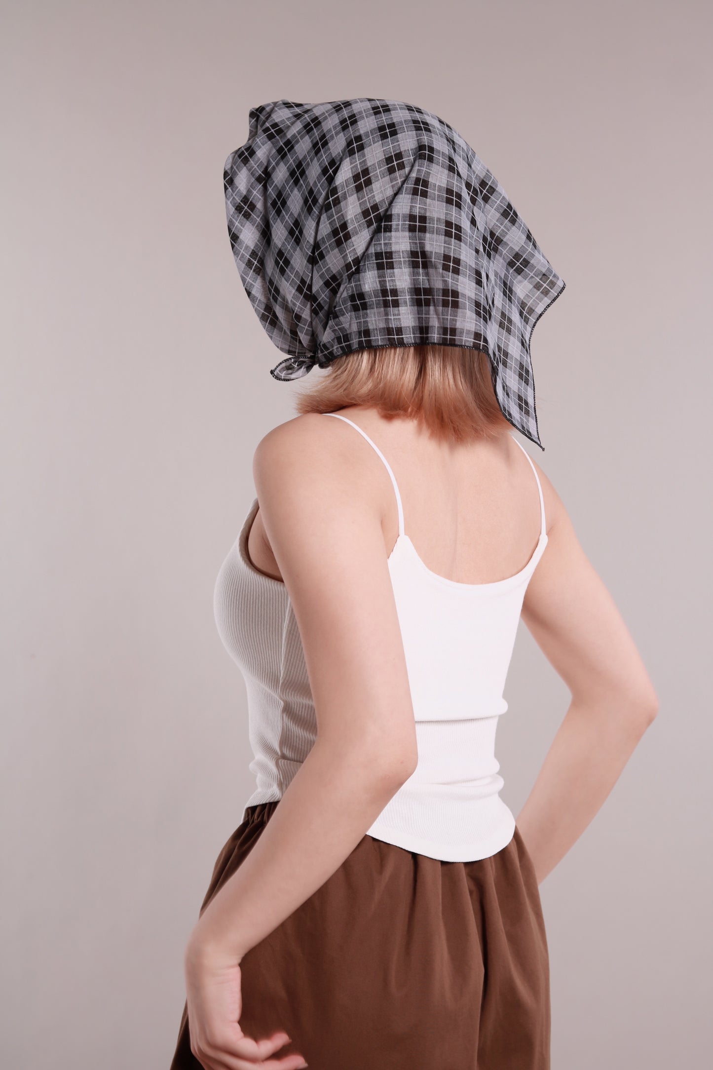 Scoop Bra Top (White)