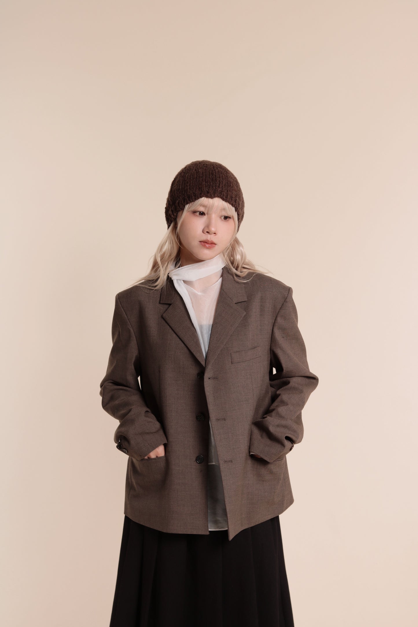 Doll See Through Blouse (White)