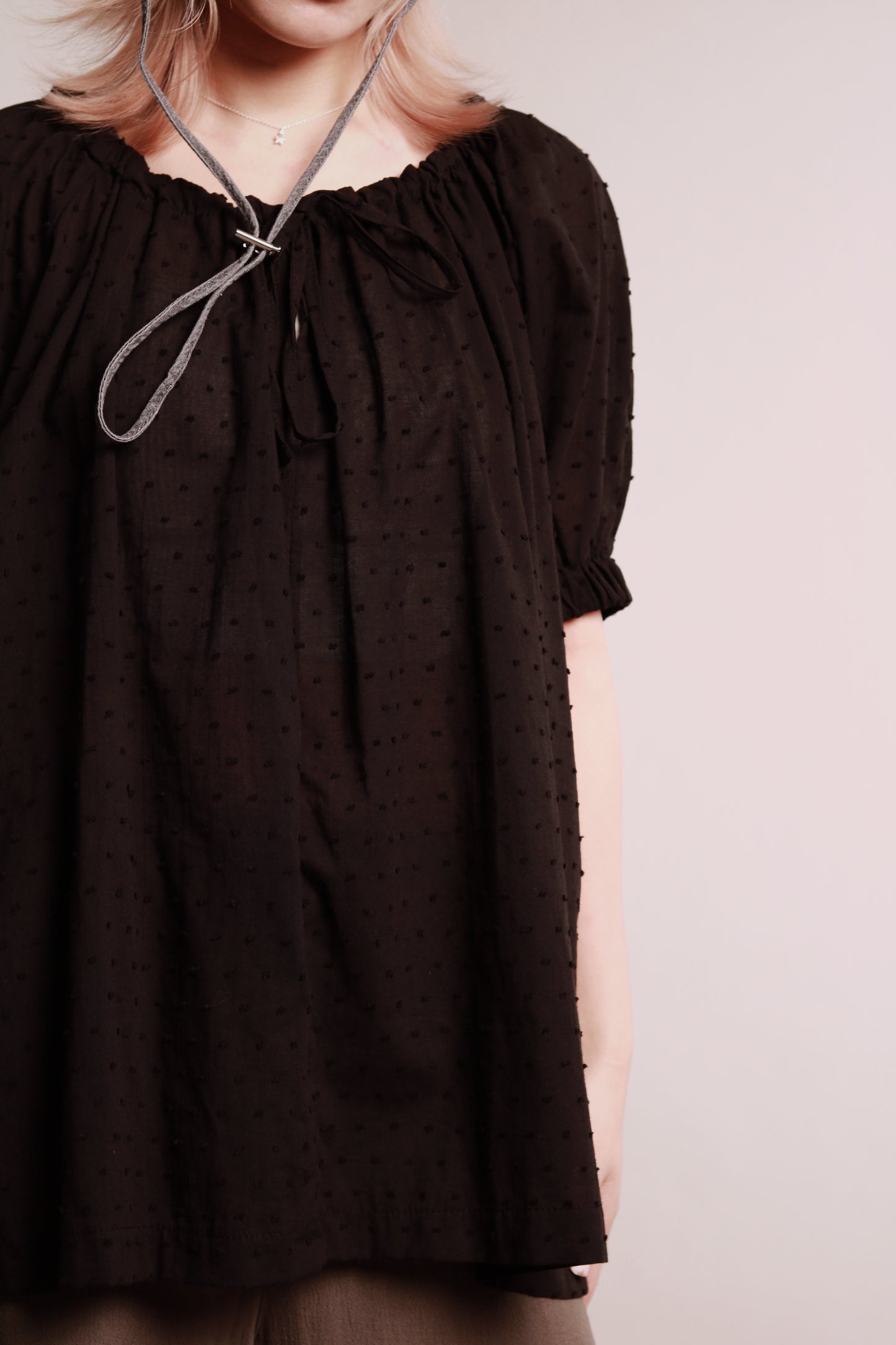 Dot Dot Blouse (Black)