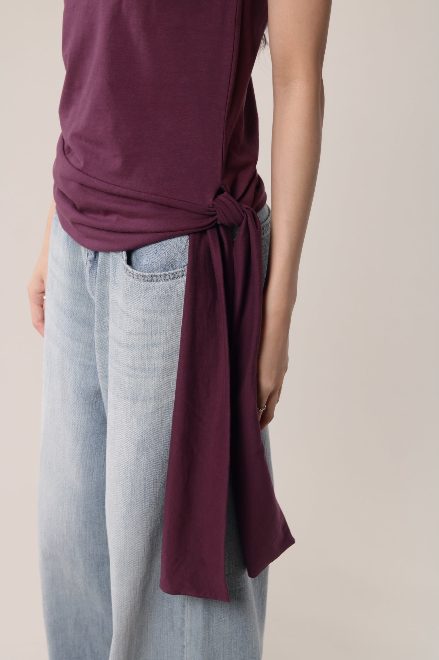 Amos Sleeveless Top (Purple)