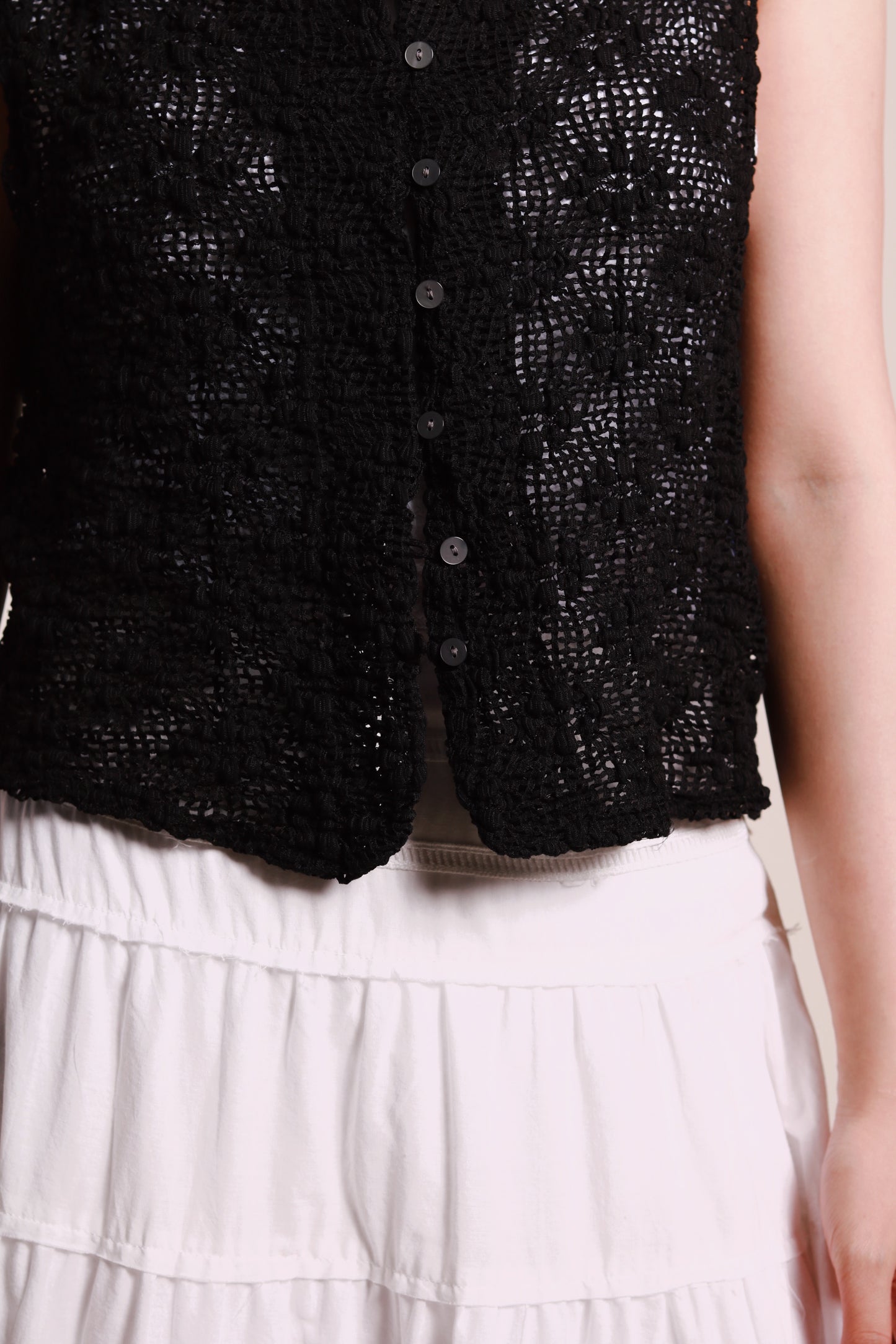 Woven Vest (Black)