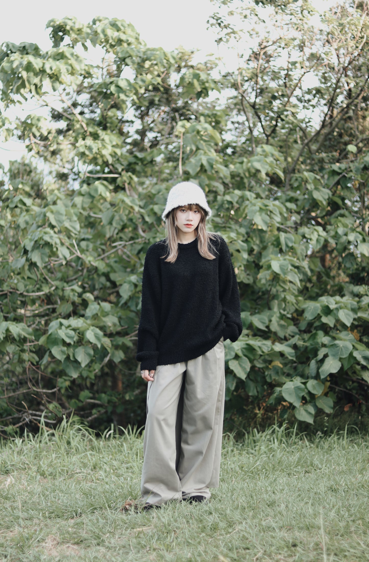 Layered Pants (Khaki)