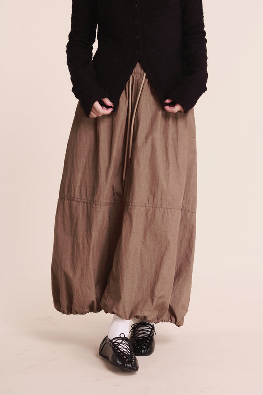 Winter Bubble Cloud Skirt (Beige)